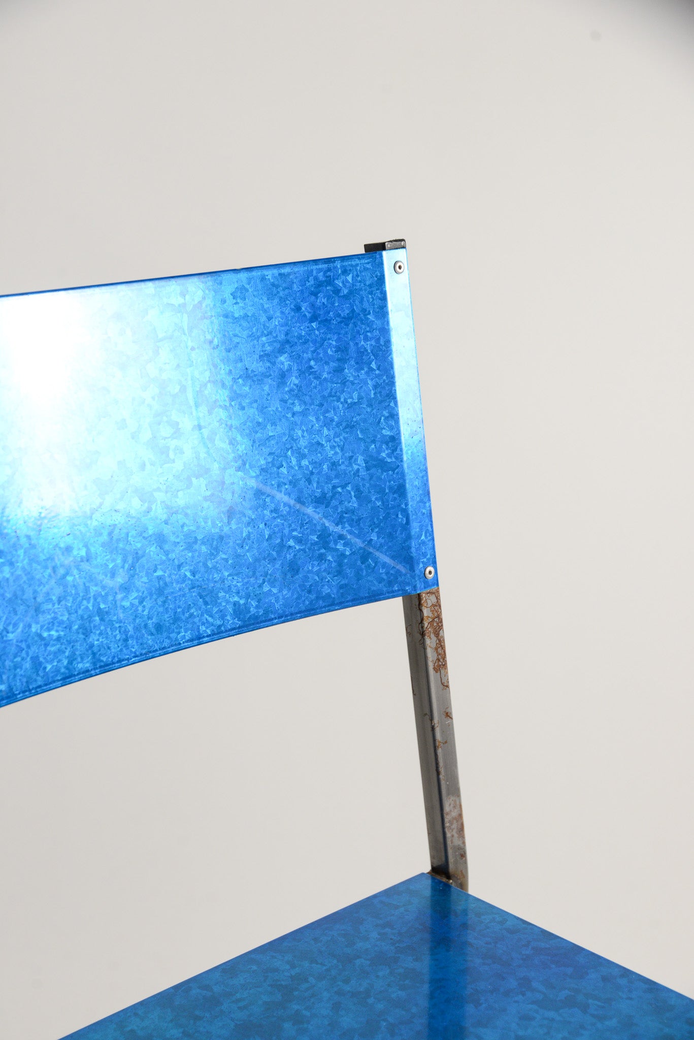 Blue Metal Chair by Parisotto / ブルーメタルチェア