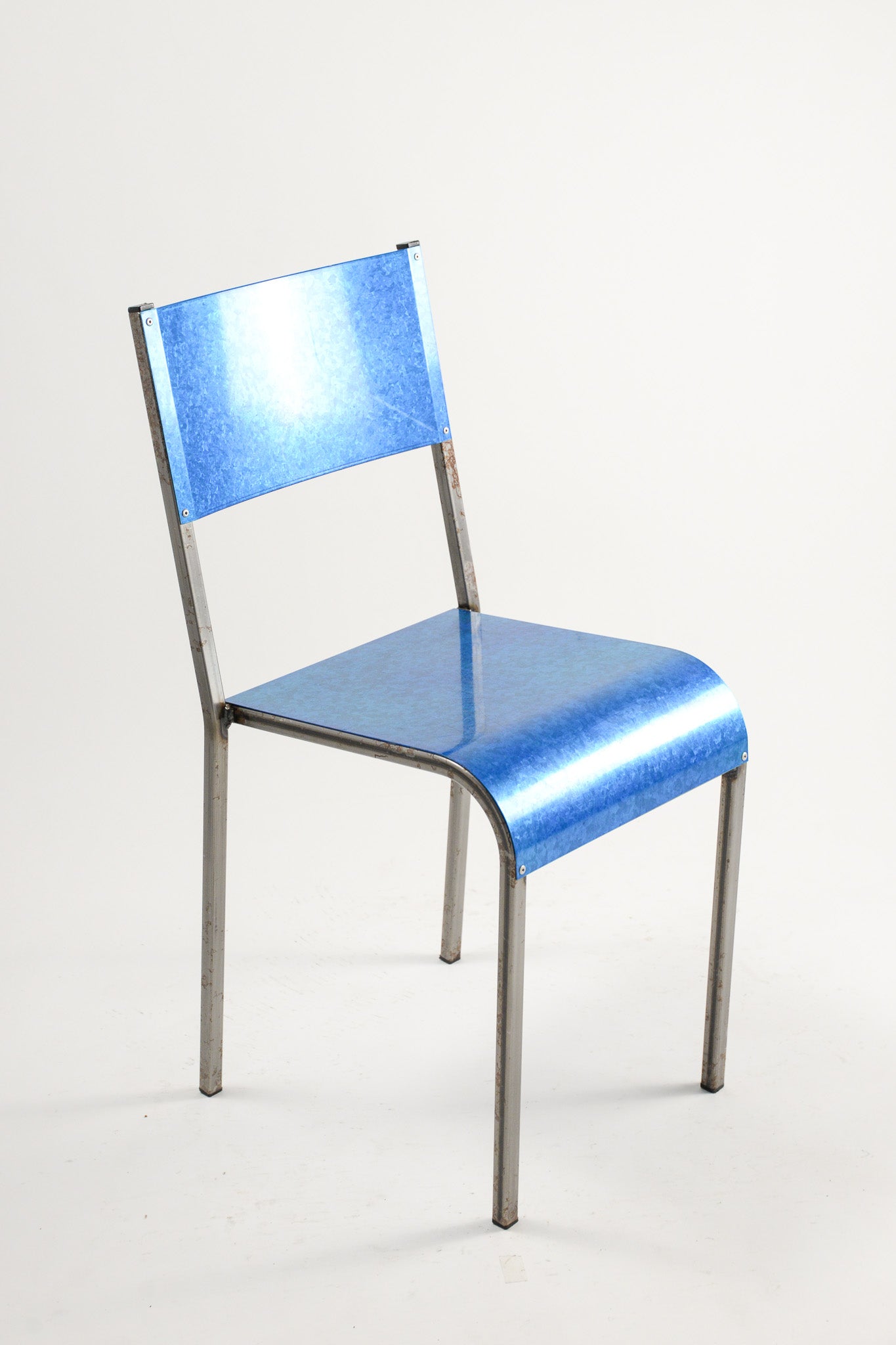 Blue Metal Chair by Parisotto / ブルーメタルチェア