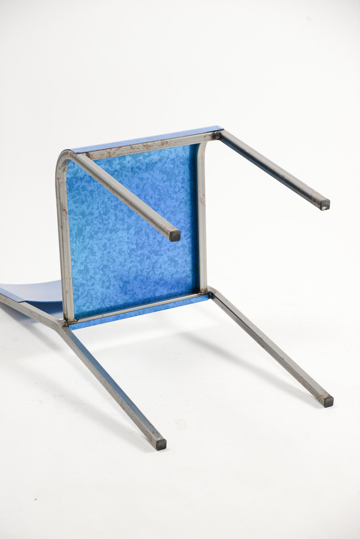 Blue Metal Chair by Parisotto / ブルーメタルチェア