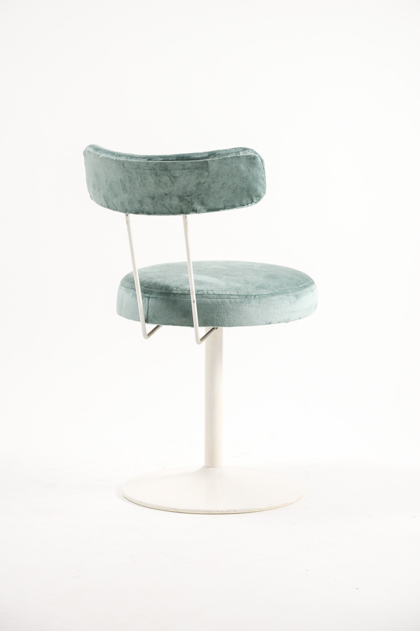 Velour Fabric Swivel Chair / ベロアファブリック回転チェア