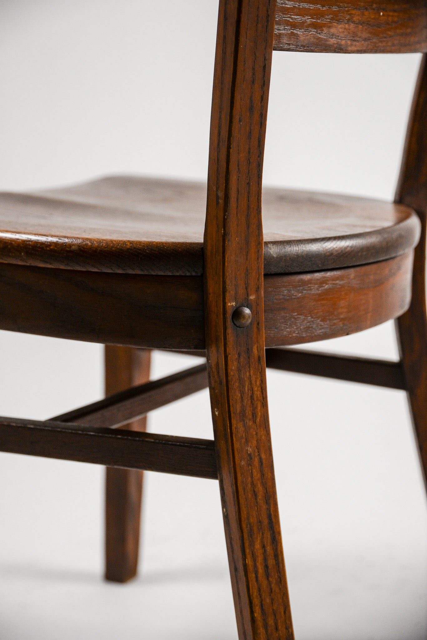 Wooden Ladder-back Side Chair / 木製ラダーバックサイドチェア