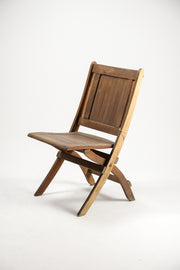 Wooden Folding Chair / 木製 折りたたみイス