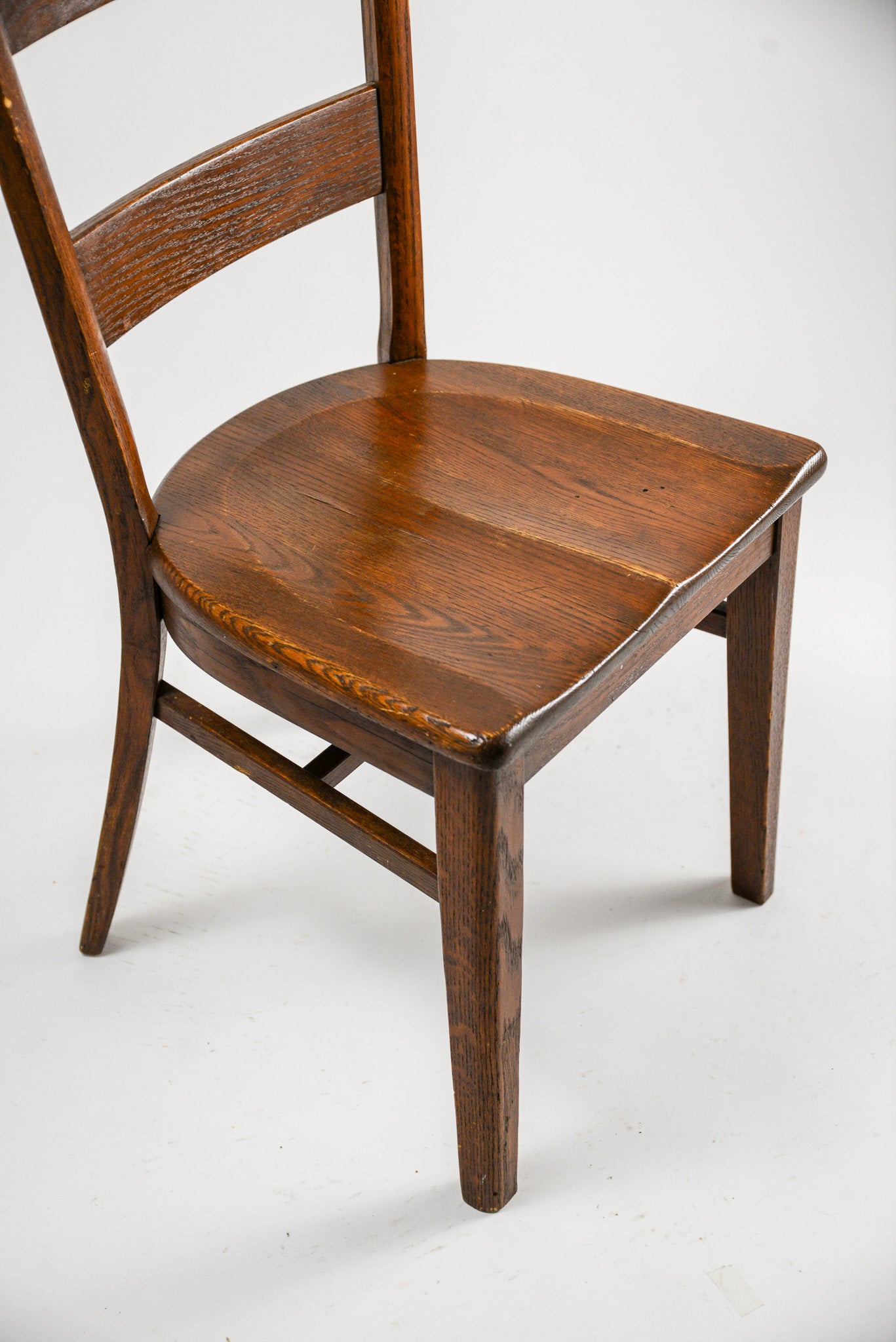 Wooden Ladder-back Side Chair / 木製ラダーバックサイドチェア