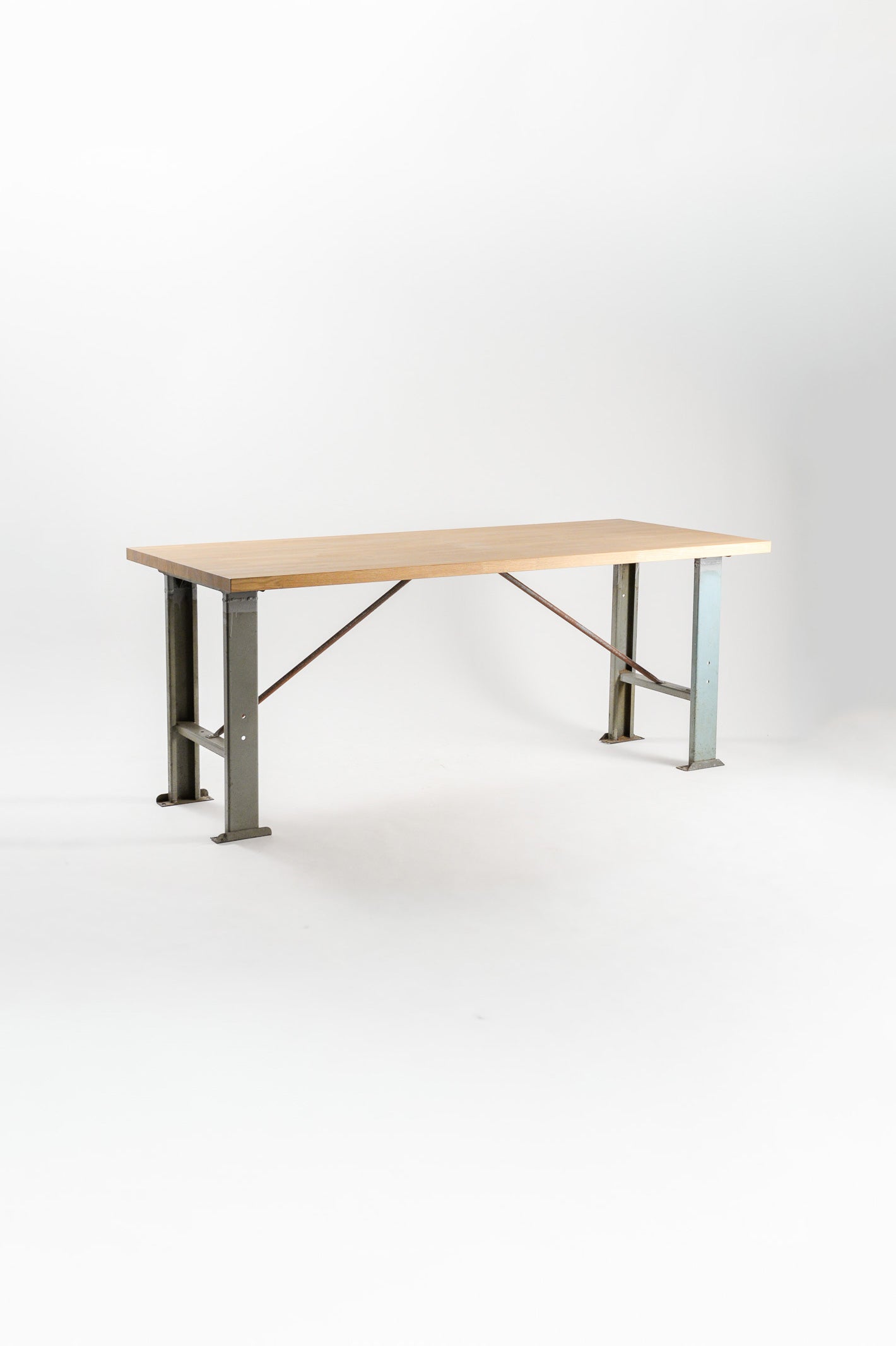 Ash Wood Workbench Table / タモ ワークベンチテーブル
