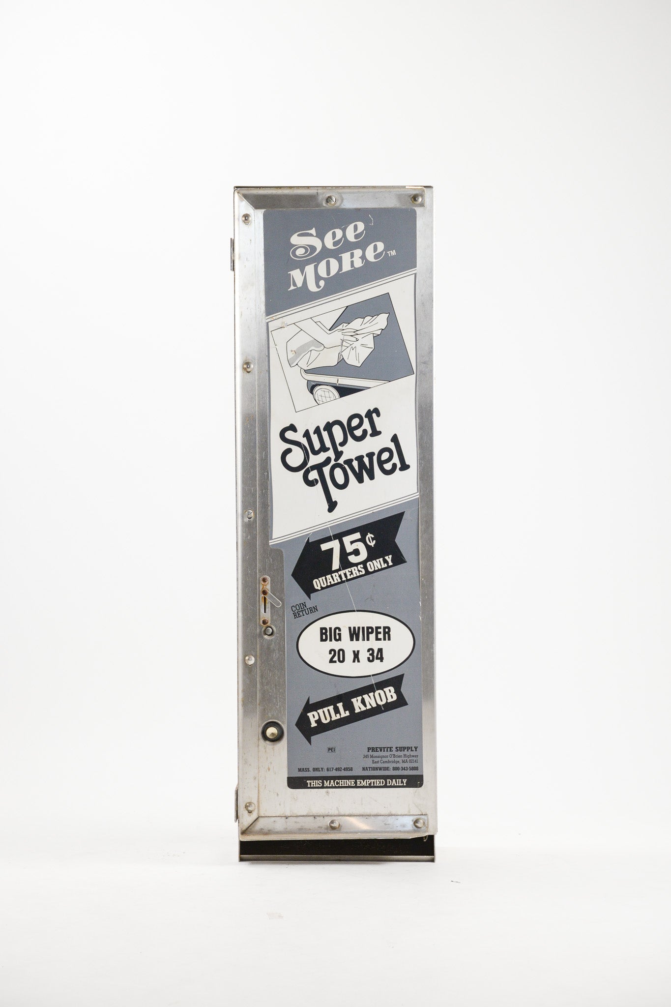 Vintage Towel Vending Machine 