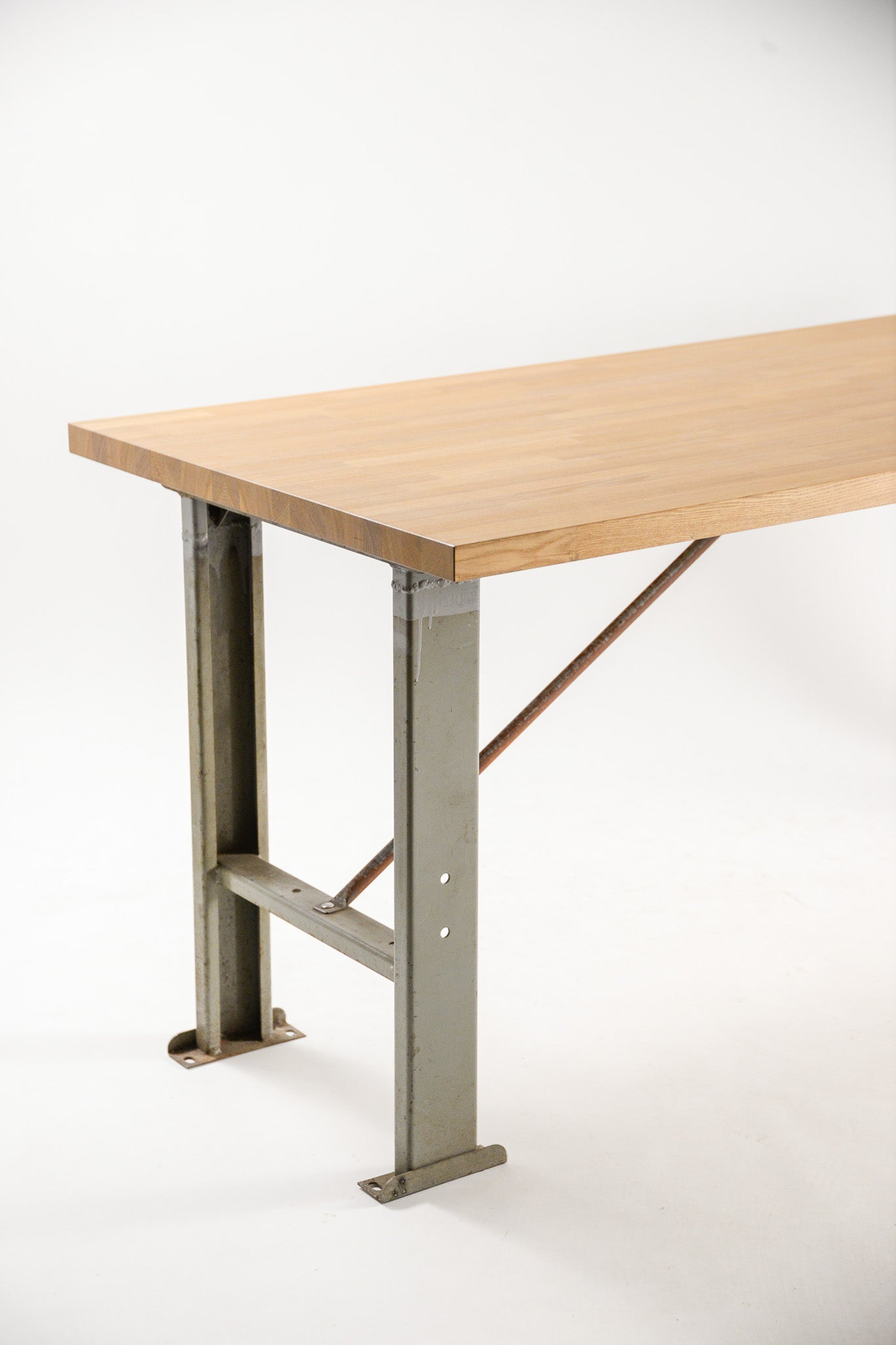 Ash Wood Workbench Table / タモ ワークベンチテーブル