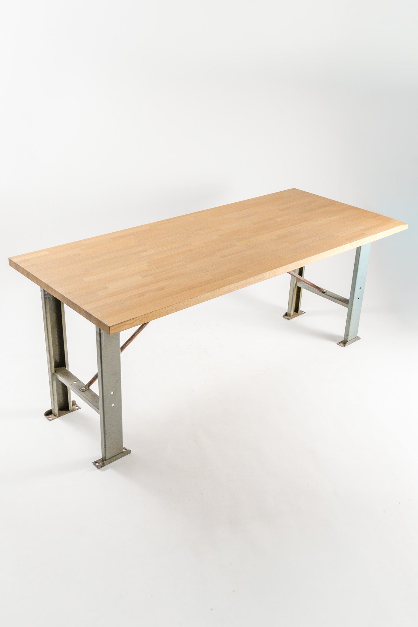 Ash Wood Workbench Table / タモ ワークベンチテーブル