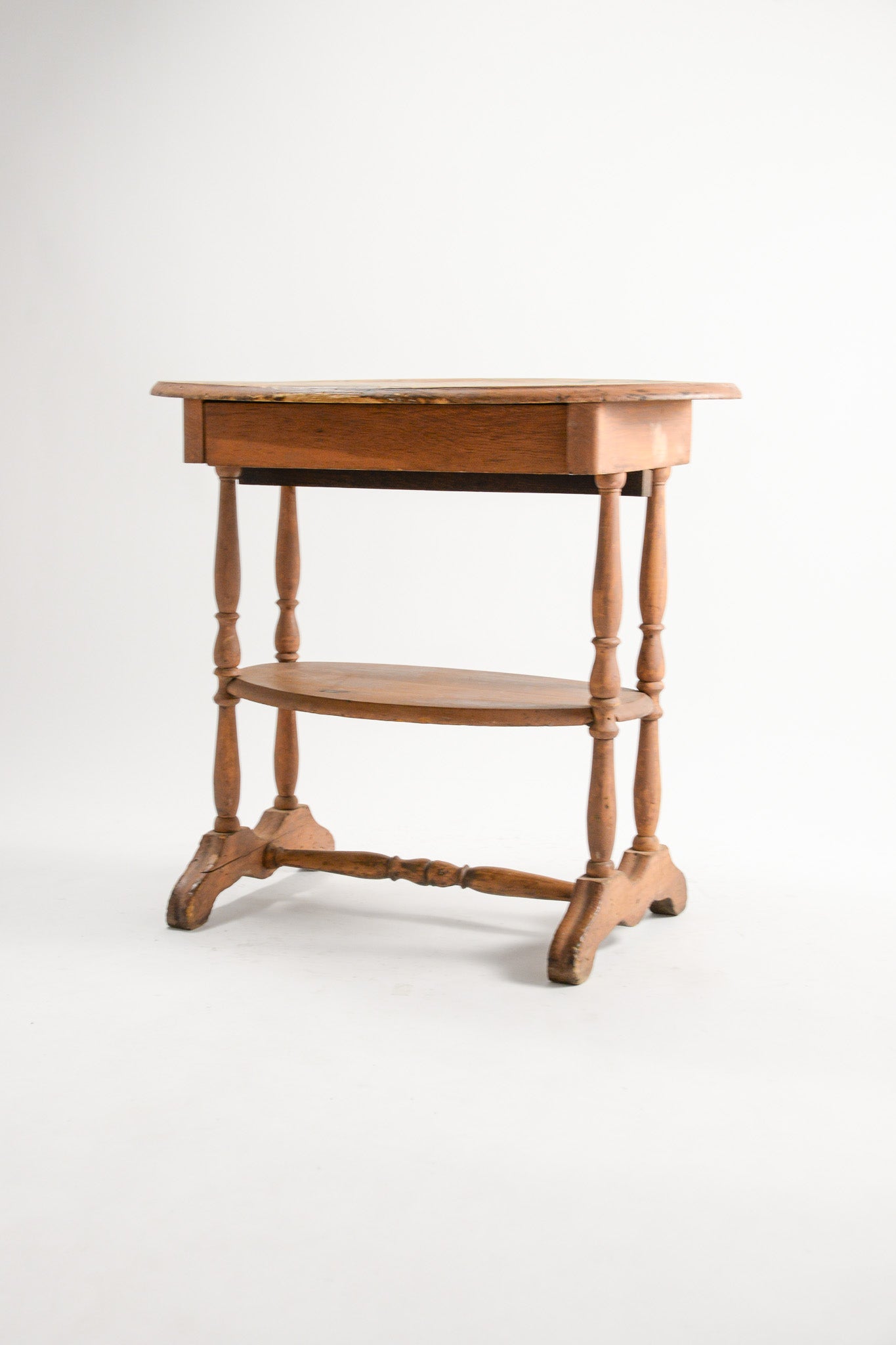 Antique Games Table with Hand-Painted Top / アンティーク ゲームテーブル（ハンドペイント）