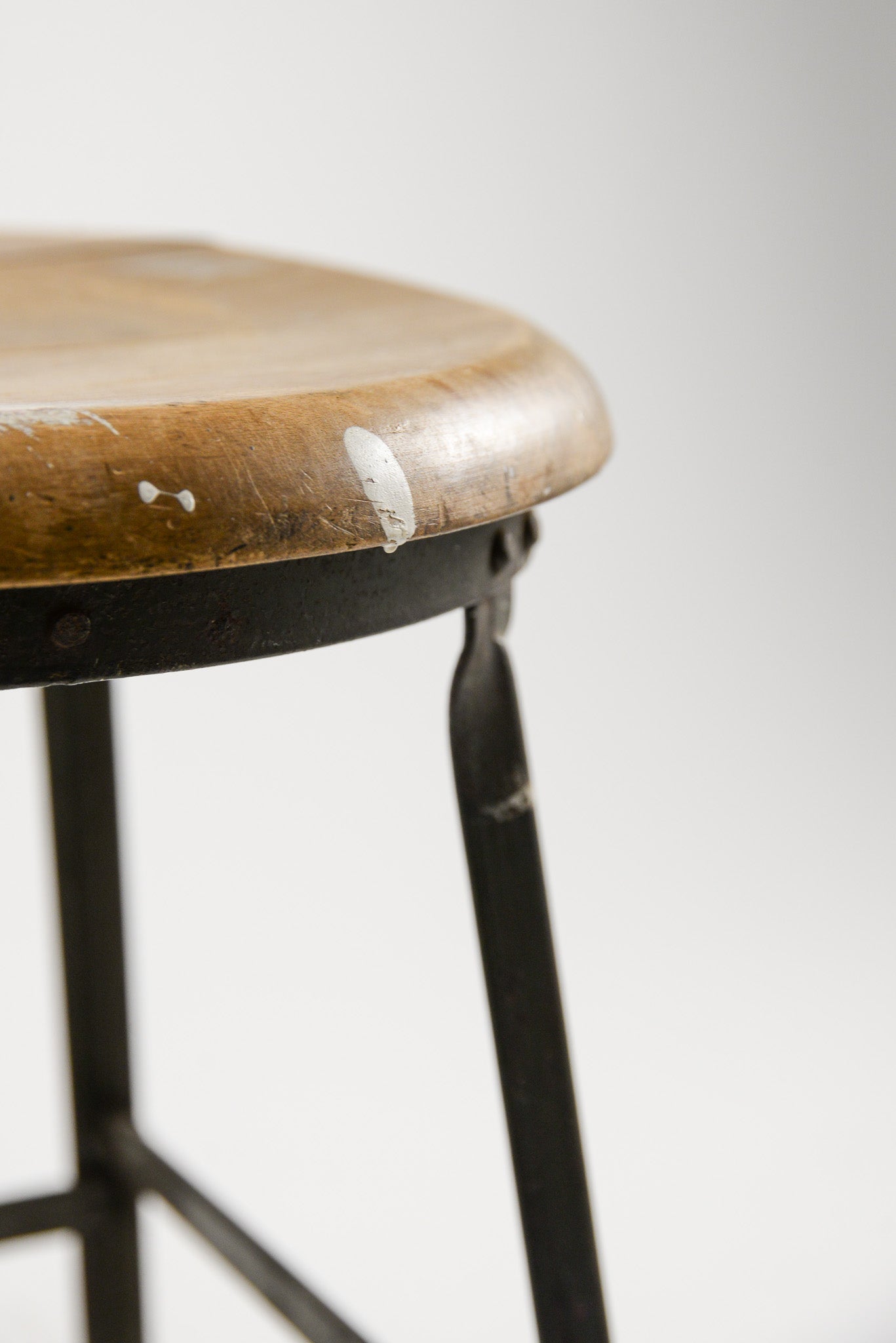 Vintage Industrial Metal Stool / ヴィンテージ インダストリアル メタルスツール