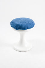 MOFU MOFU Stool Blue & White/ モフモフ スツール ブルー&ホワイト