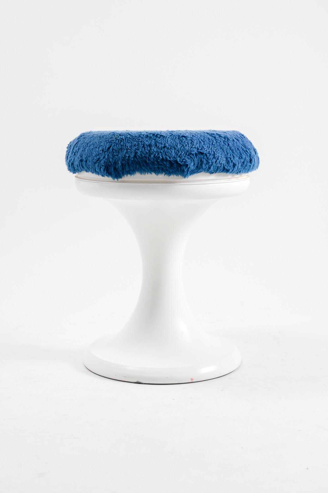 MOFU MOFU Stool Blue & White/ モフモフ スツール ブルー&ホワイト