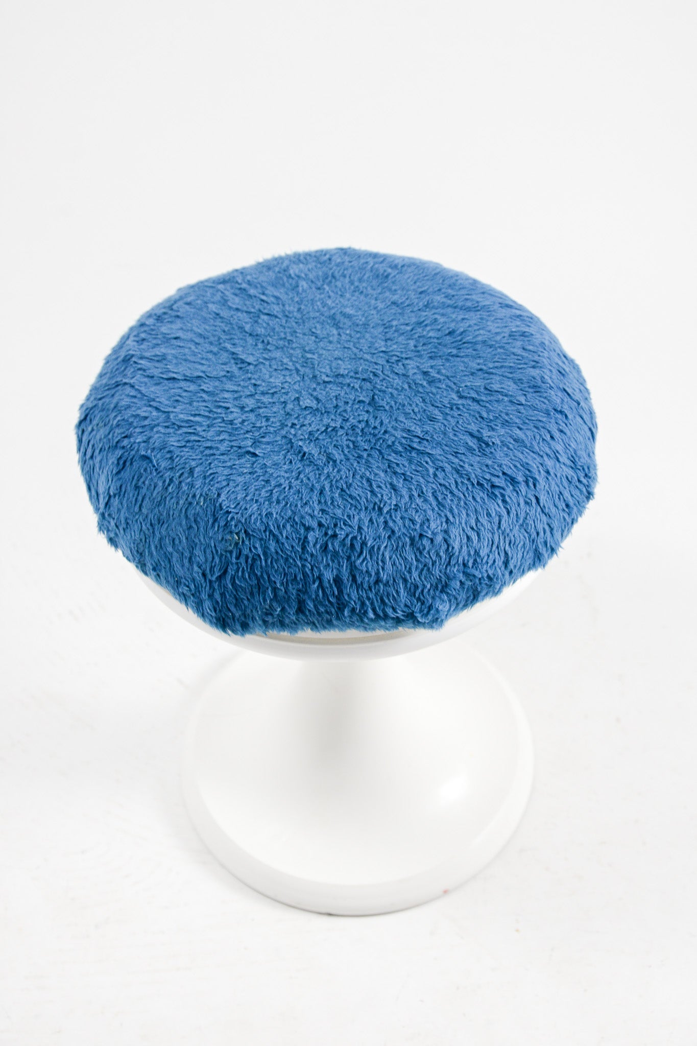 MOFU MOFU Stool Blue & White/ モフモフ スツール ブルー&ホワイト