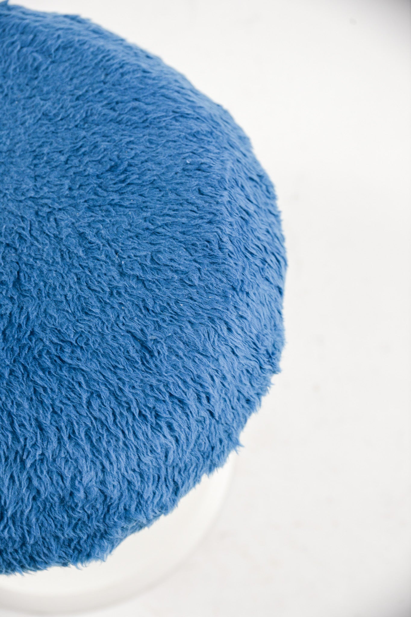 MOFU MOFU Stool Blue & White/ モフモフ スツール ブルー&ホワイト