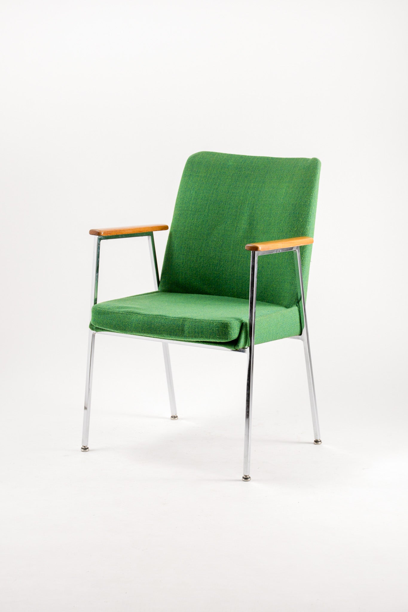 Green × Wood × Metal Armchair / グリーン×木×メタル アームチェア