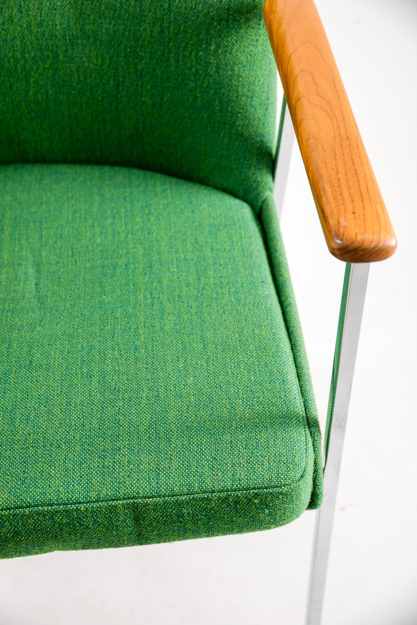 Green × Wood × Metal Armchair / グリーン×木×メタル アームチェア