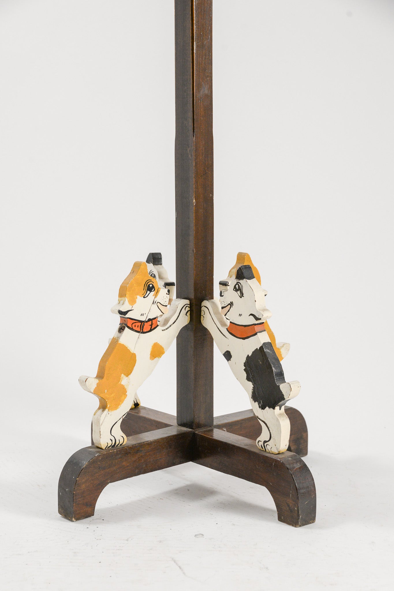 Animal Motif Wooden Coat Rack / 犬猫 コートラック