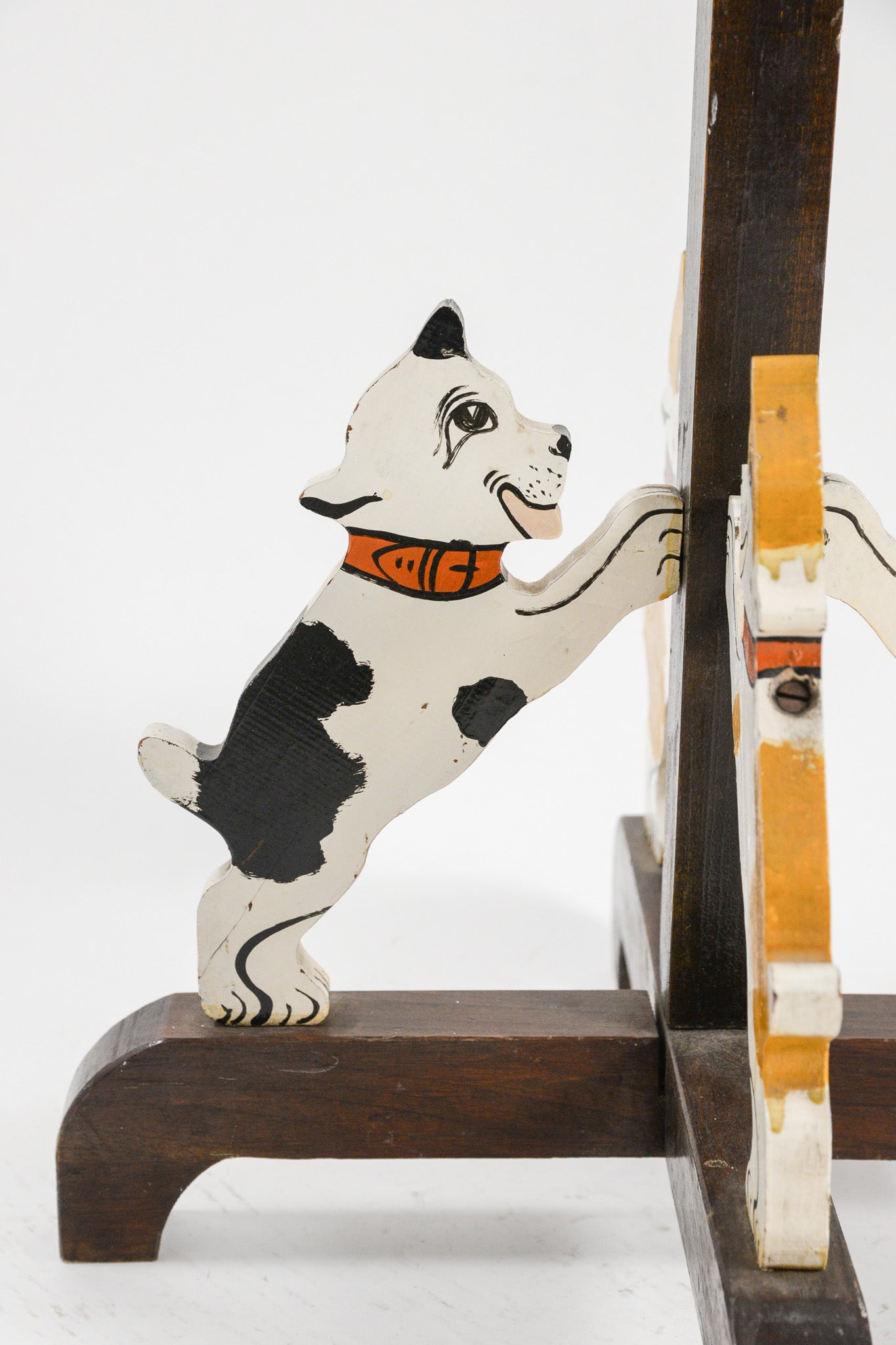 Animal Motif Wooden Coat Rack / 犬猫 コートラック