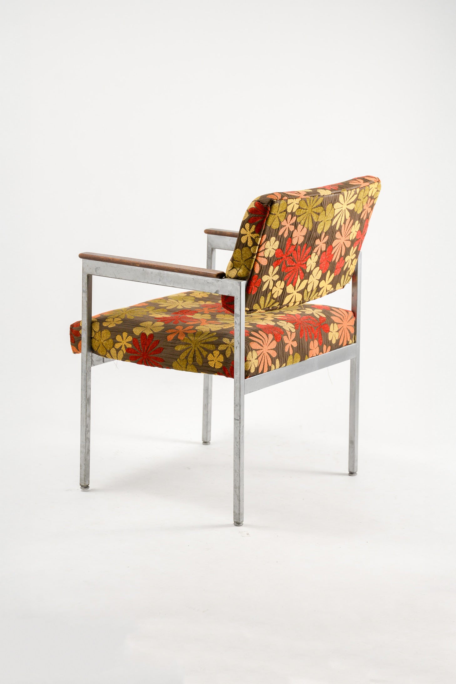 Floral Fabric Armchair / 花柄ファブリック アームチェア