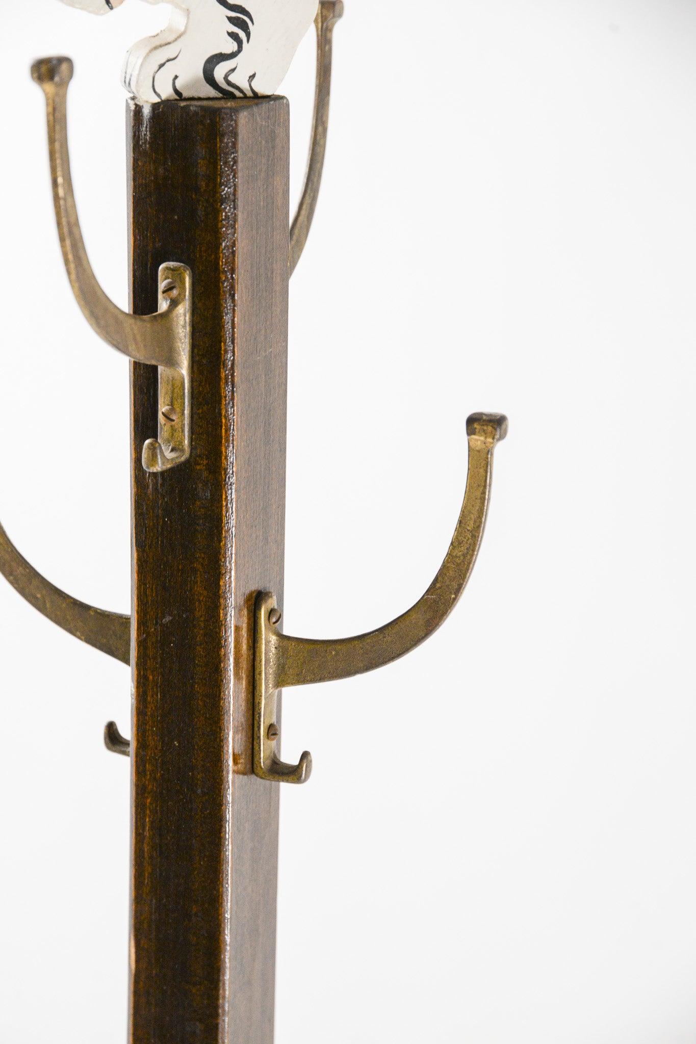 Animal Motif Wooden Coat Rack / 犬猫 コートラック