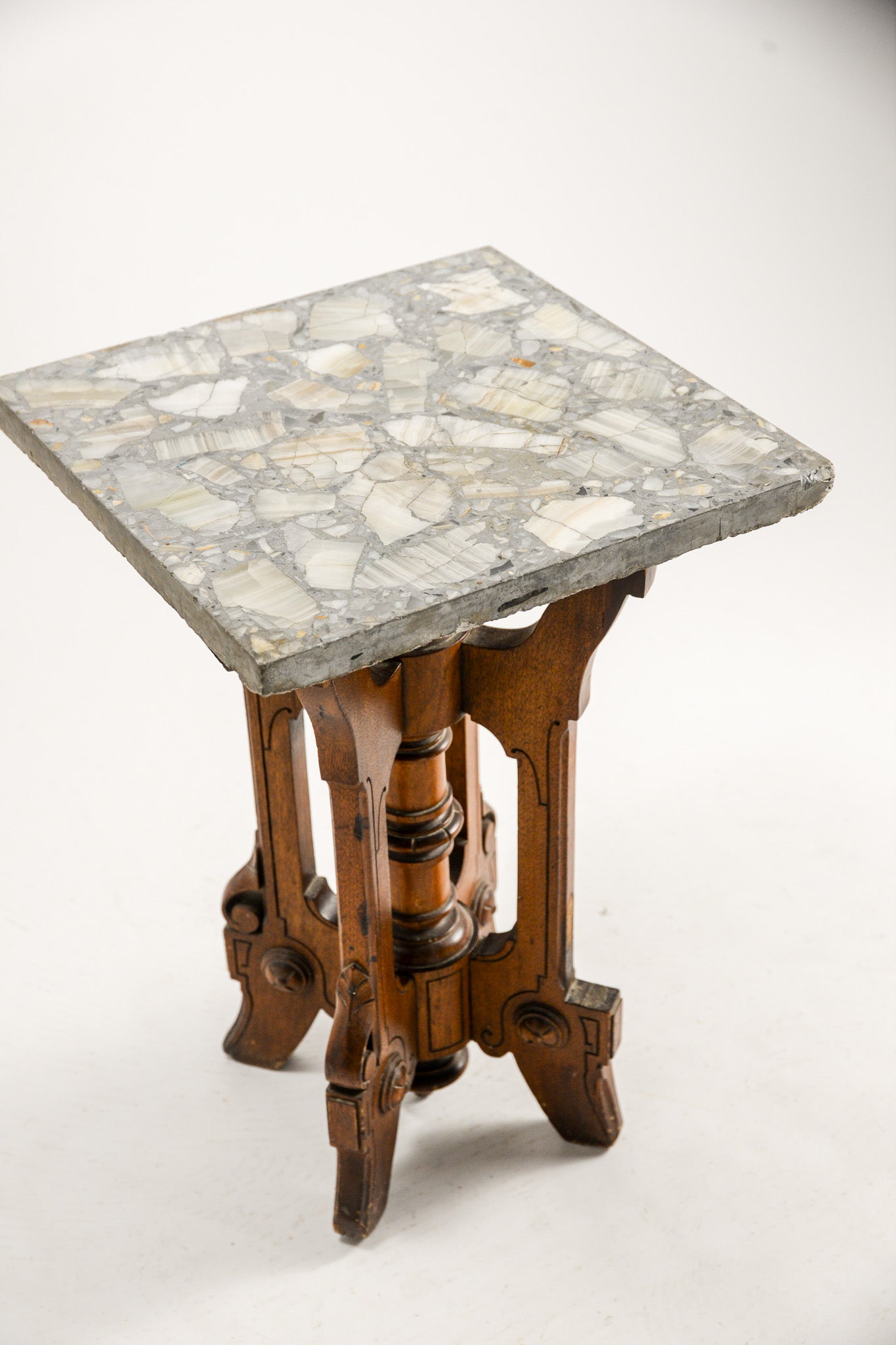 Stone Top Flower Stand / 石天板 花台