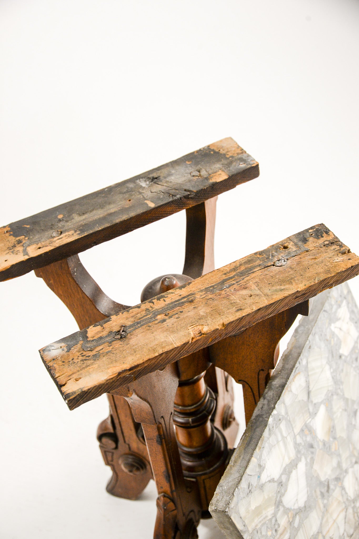 Stone Top Flower Stand / 石天板 花台