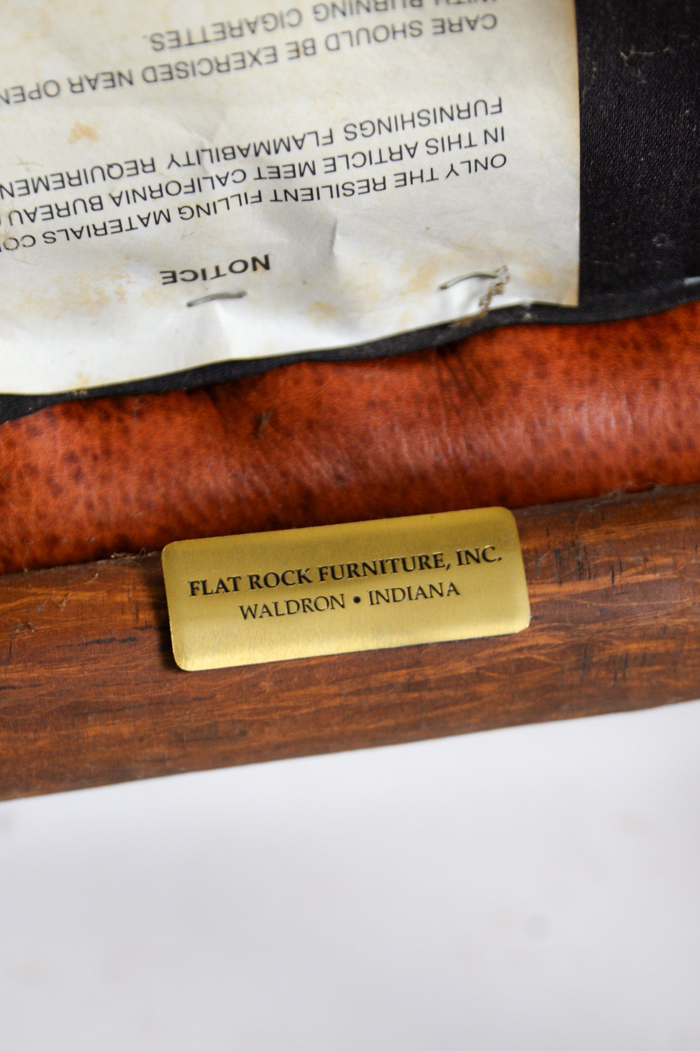 High Back Spindle Chair with Leather Seat / レザー座面 木のスピンドルチェア