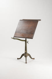 Vintage Adjustable Cast Iron &Wood Lectern / 書見台（譜面台）