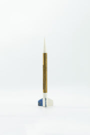 Retro Space Rocket (Gold/White/Blue) / ロケット オブジェ (金、白、青)