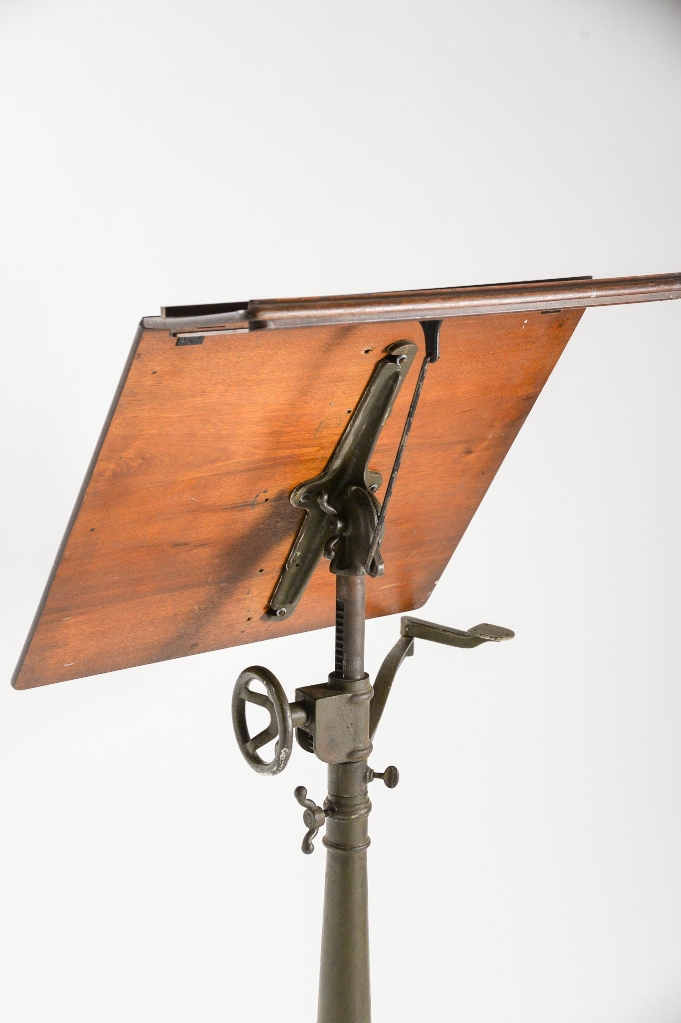 Vintage Adjustable Cast Iron &Wood Lectern / 書見台（譜面台）