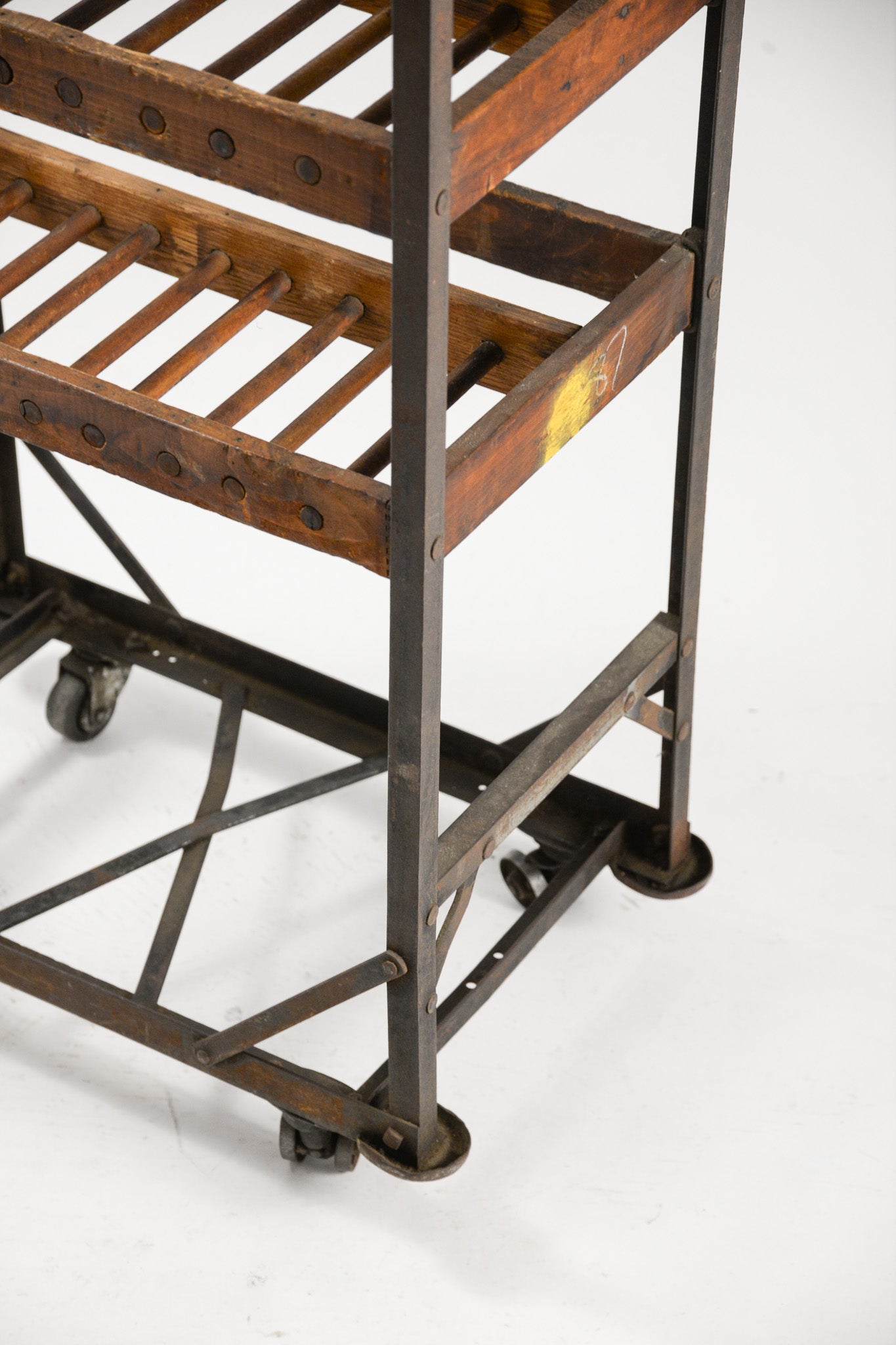 Vintage Wood & Iron Shoes Rack / ヴィンテージ ウッド&アイアン