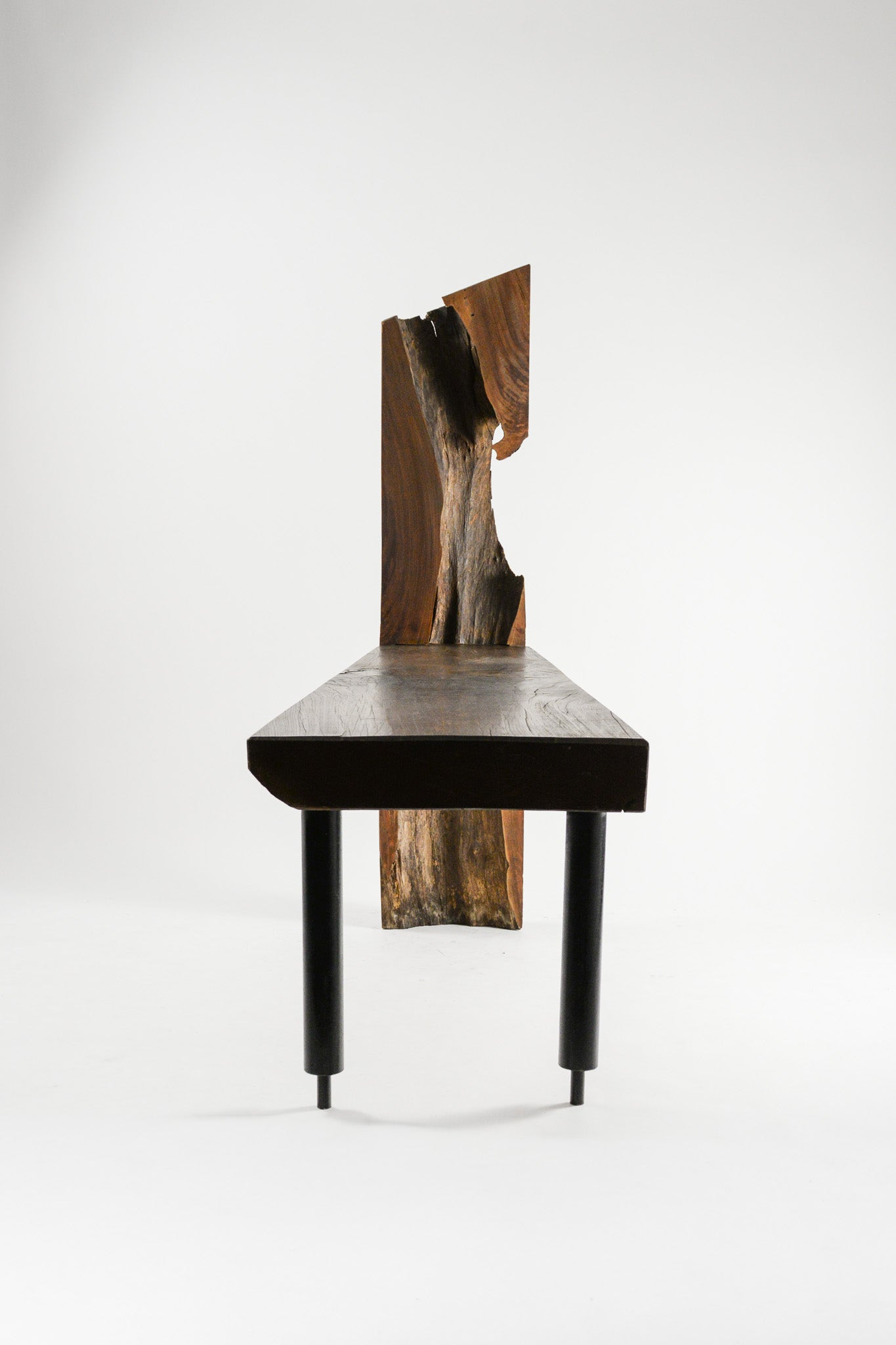 Handcrafted Live Edge Table with Sculptural Element / スカルプチュアル・ライブエッジ テーブル