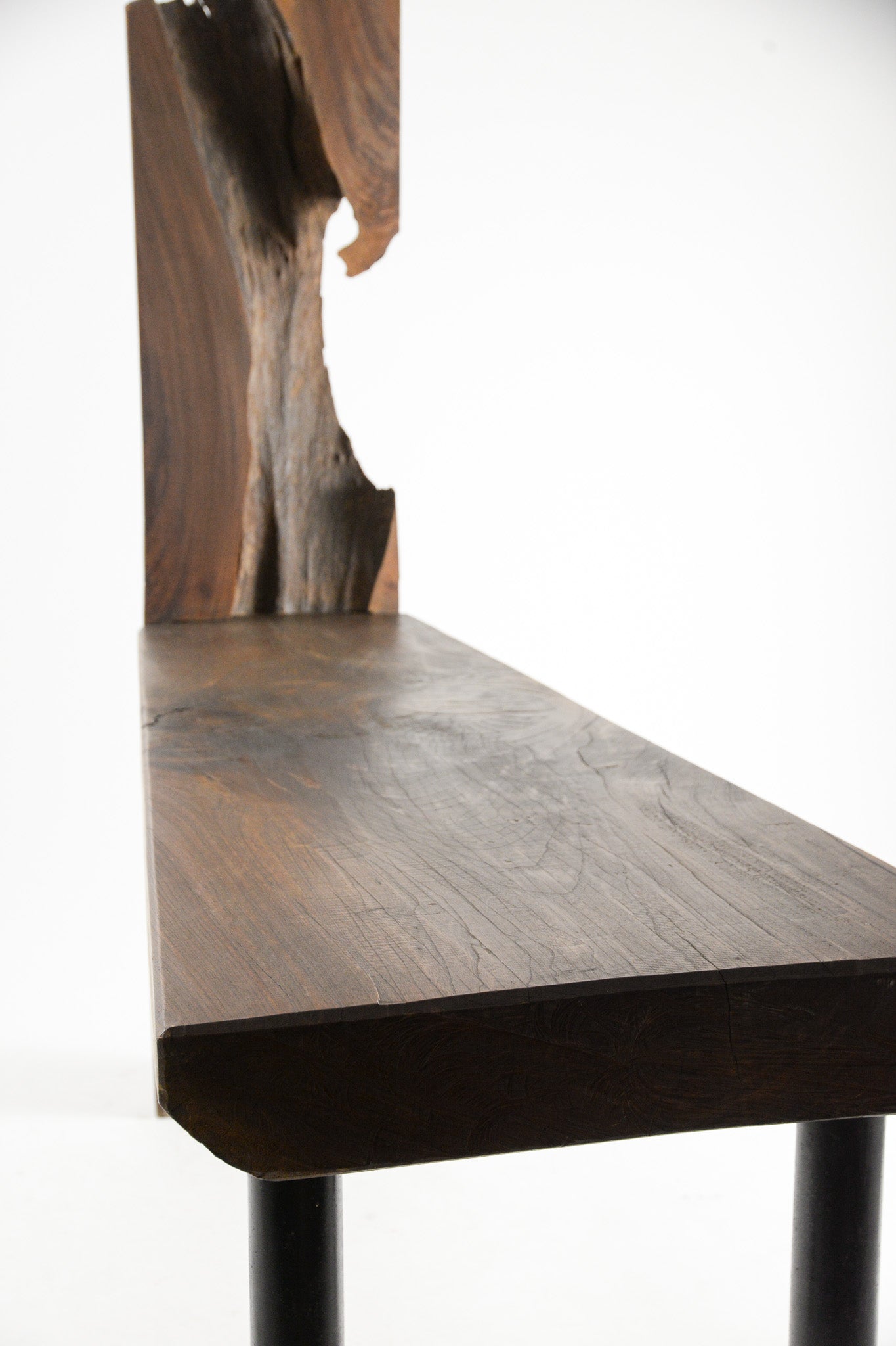 Handcrafted Live Edge Table with Sculptural Element / スカルプチュアル・ライブエッジ テーブル