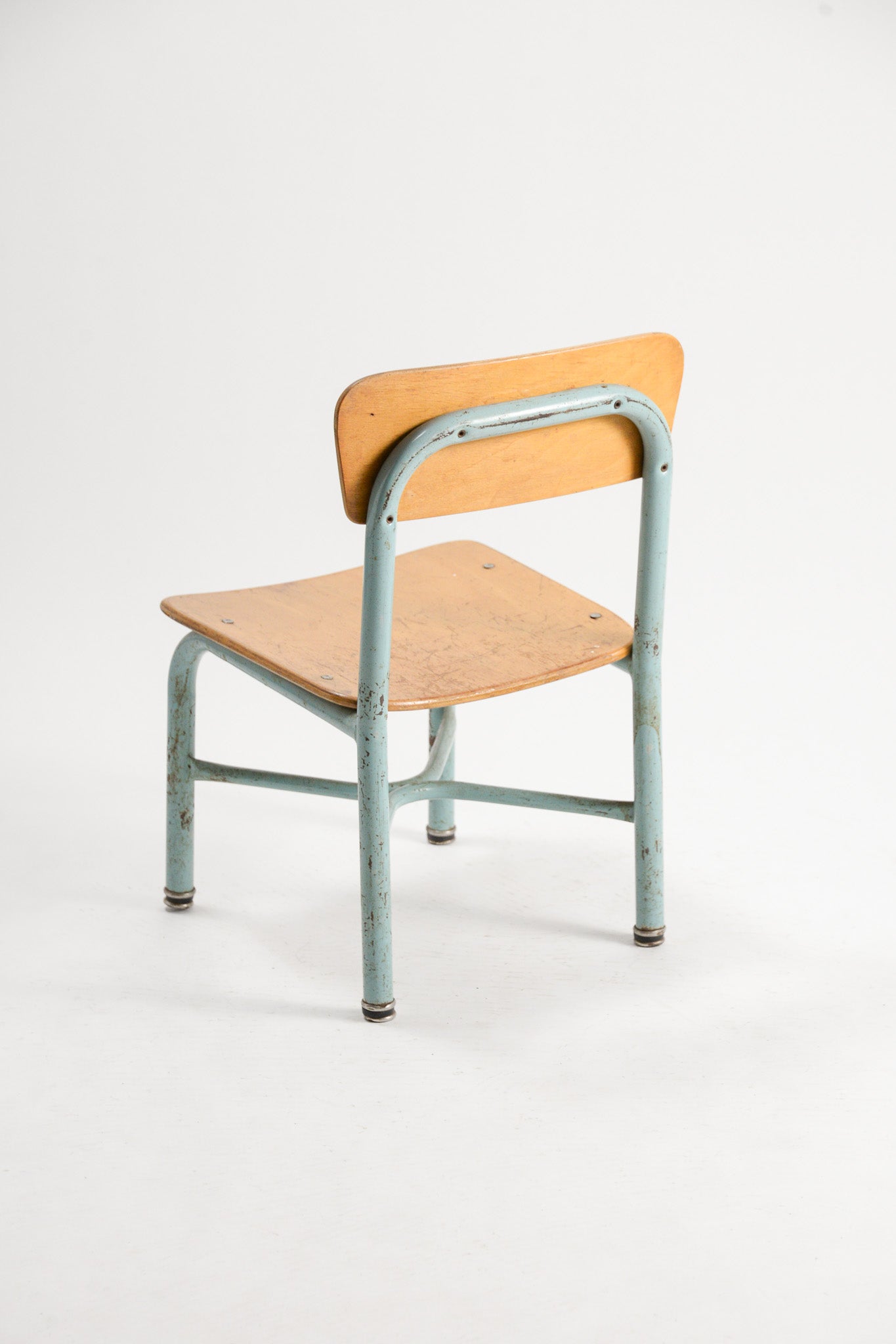 Blue Tubular Frame Kids Chair / ブルーパイプ キッズチェア