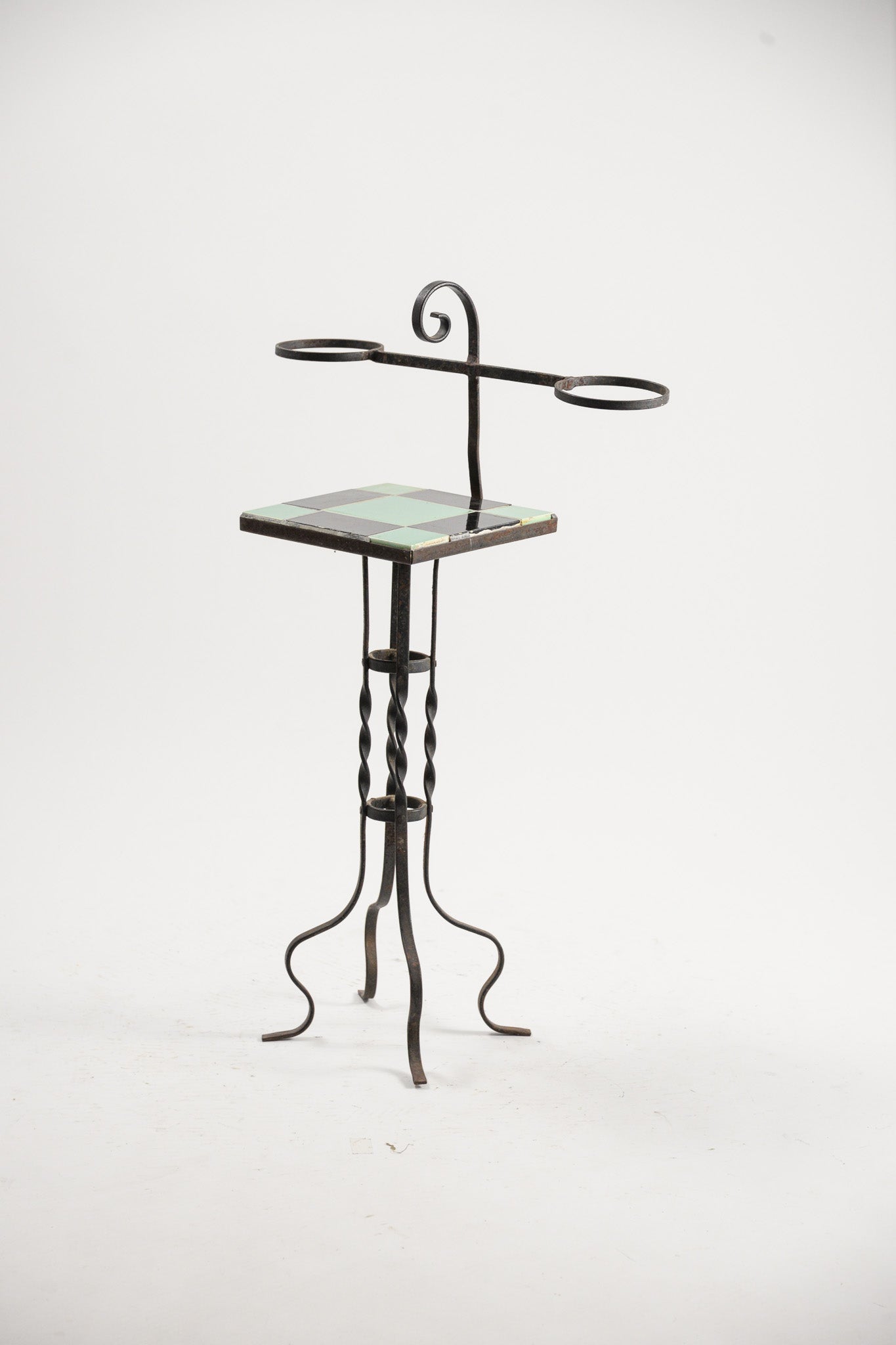Tile Top Flower Stand / タイル天板 花台