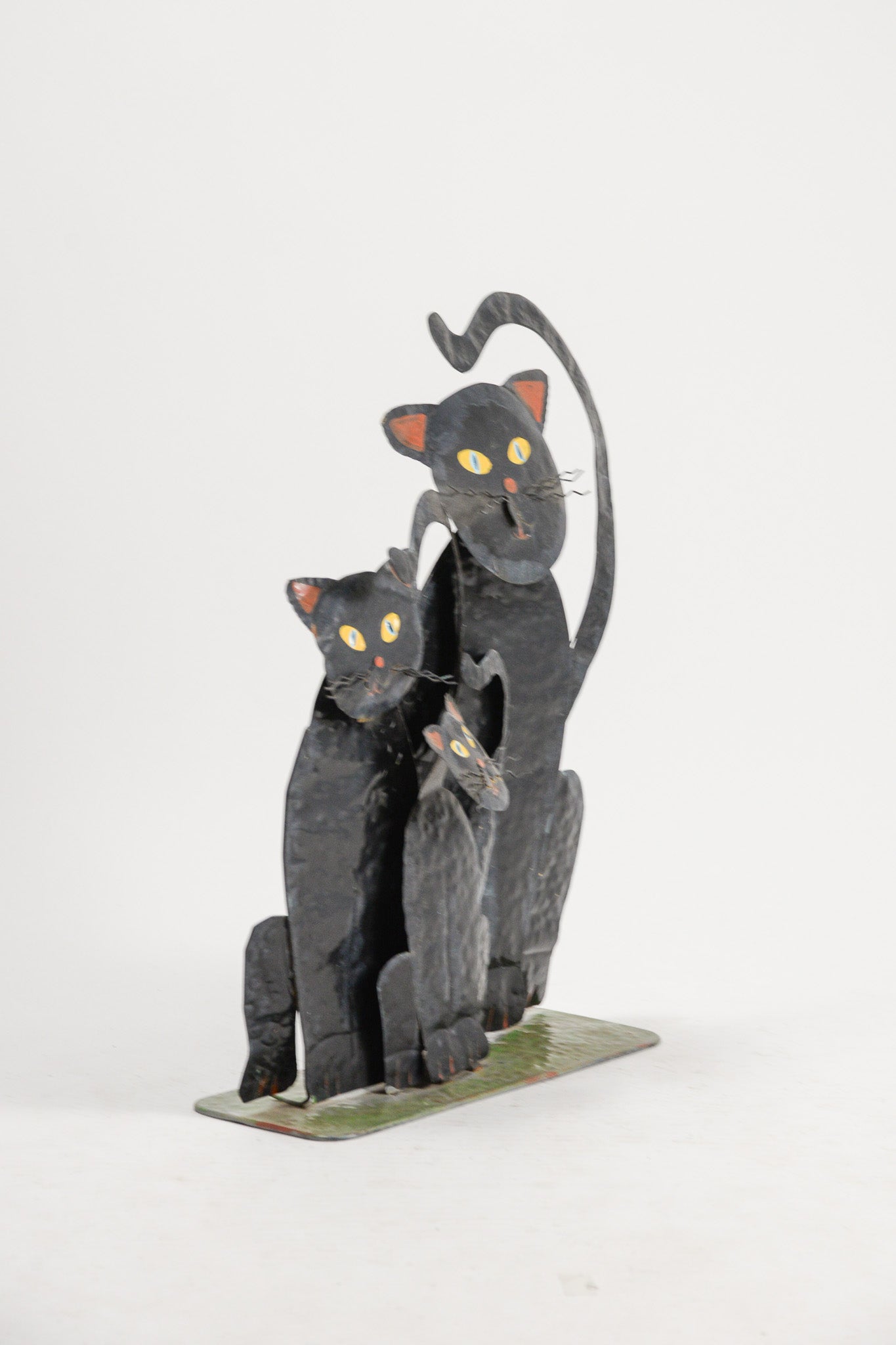 Vintage Cat Metal Stand / ねこのメタルスタンド