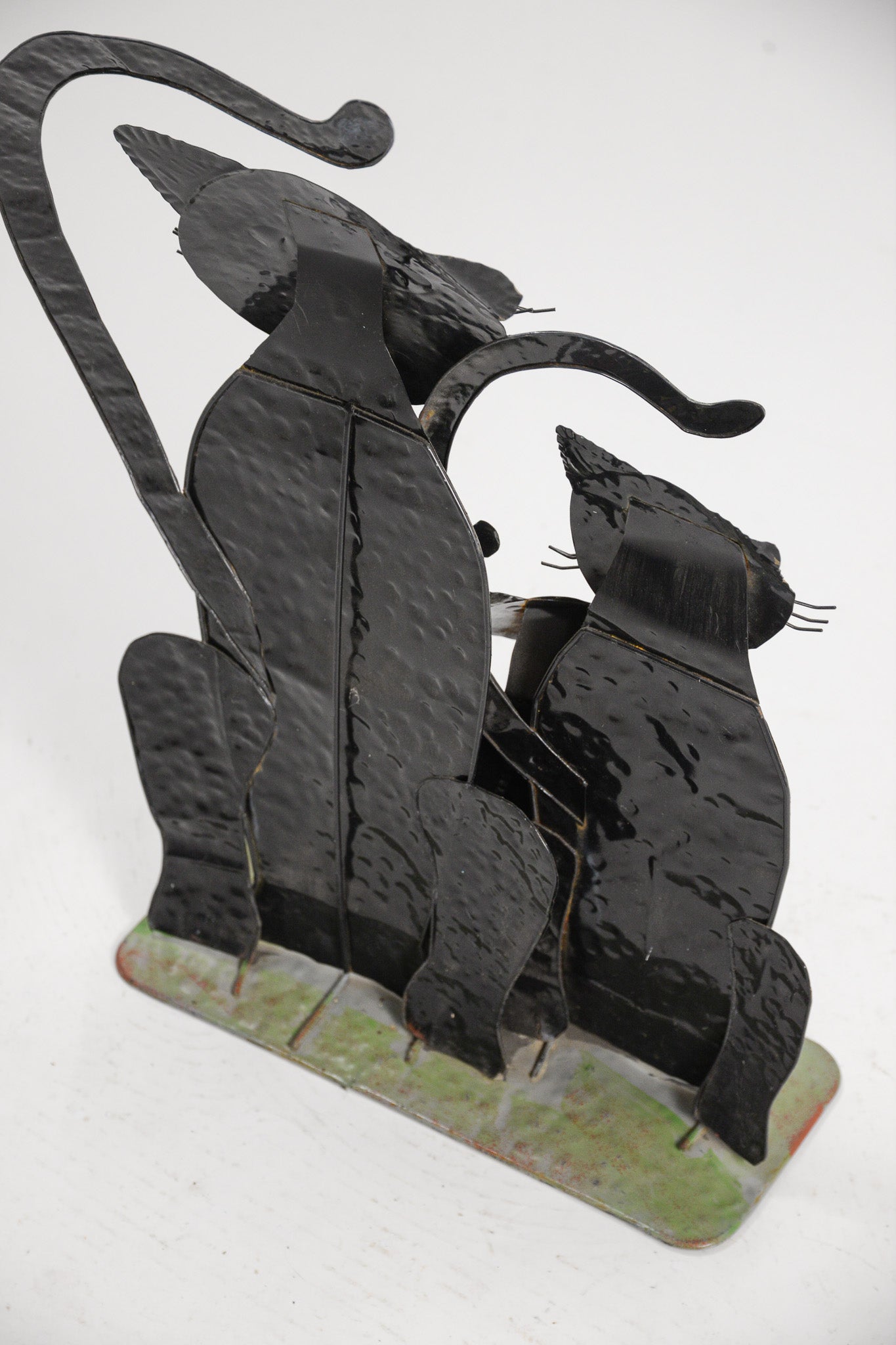 Vintage Cat Metal Stand / ねこのメタルスタンド