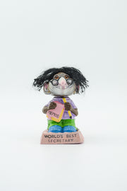 World's Best Secretary Bobblehead / 世界最高の秘書 首振りフィギュア