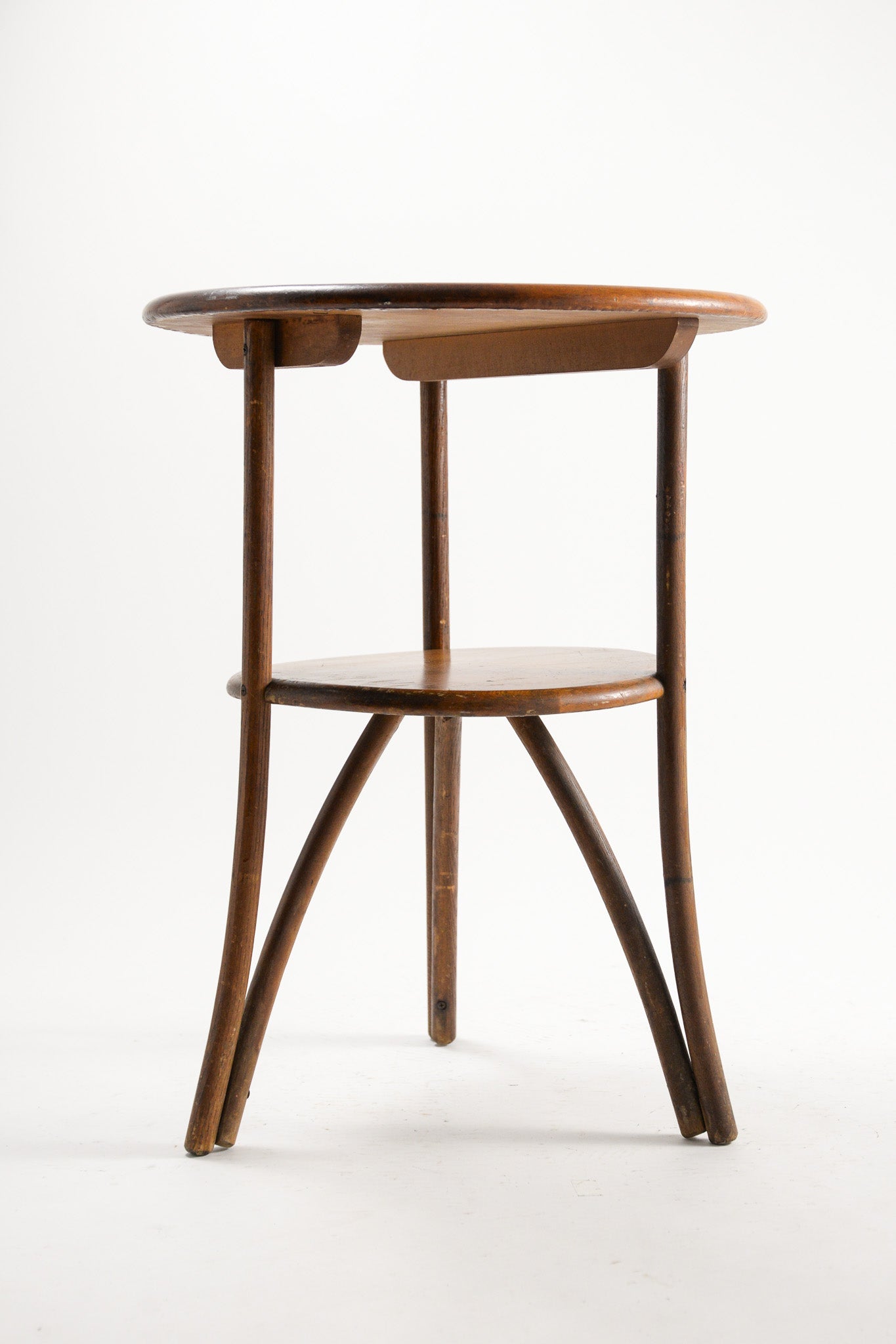 Bentwood Pedestal Round Table / 曲げ木脚 円卓 (ウッド) – STORE IN