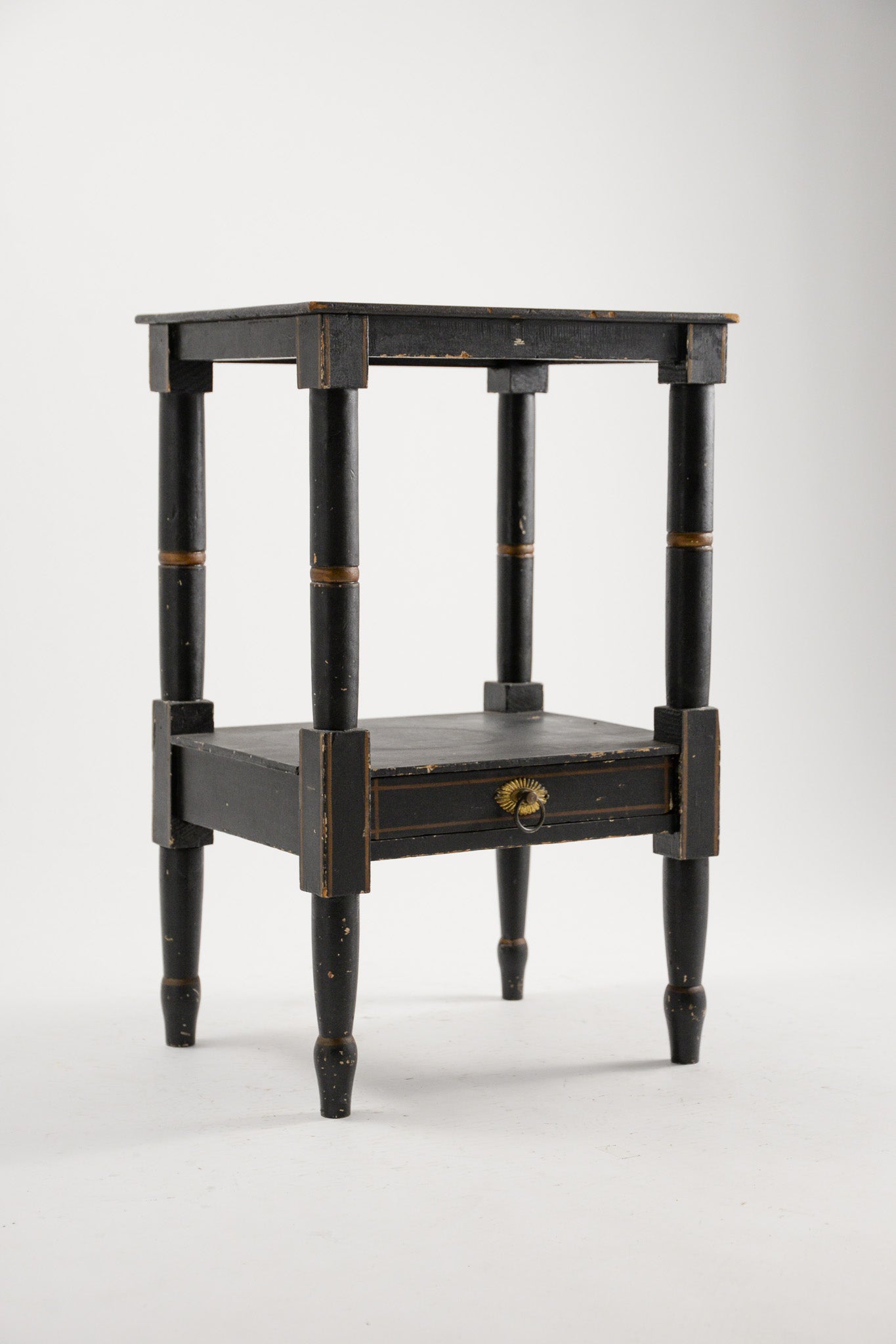 サイドテーブル アンティーク 引き出し インテリア キズあり ビンテージ Vintage Side Table with Drawer / ヴィンテージ 引き出しつきサイド