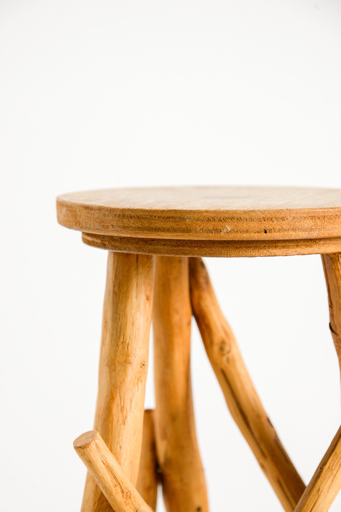 Driftwood Style Wooden Side Table / 流木 木製サイドテーブル