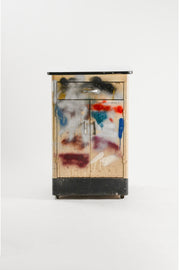 Vintage Graffiti Metal Cabinet / ヴィンテージ グラフィティ メタルキャビネット