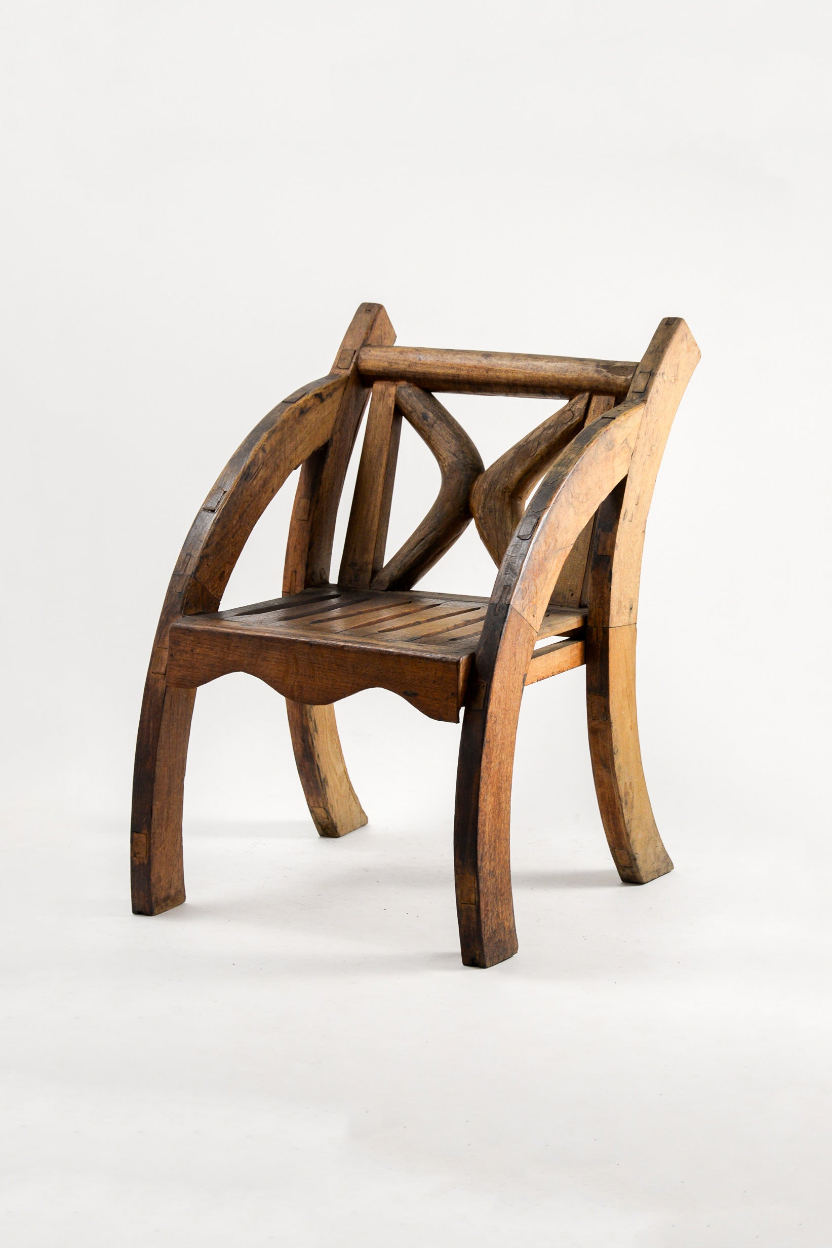 Folk Art Wooden Chair / フォークアート ウッドチェア