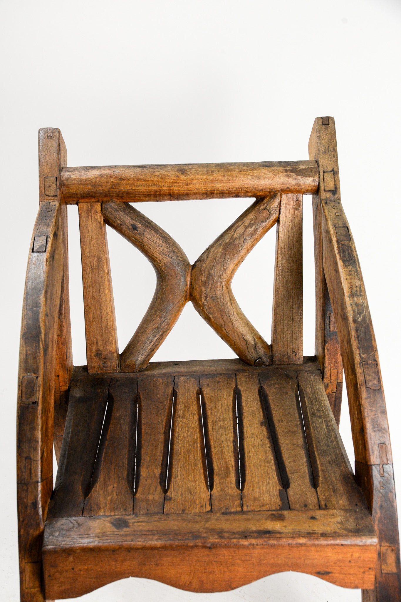 Folk Art Wooden Chair / フォークアート ウッドチェア
