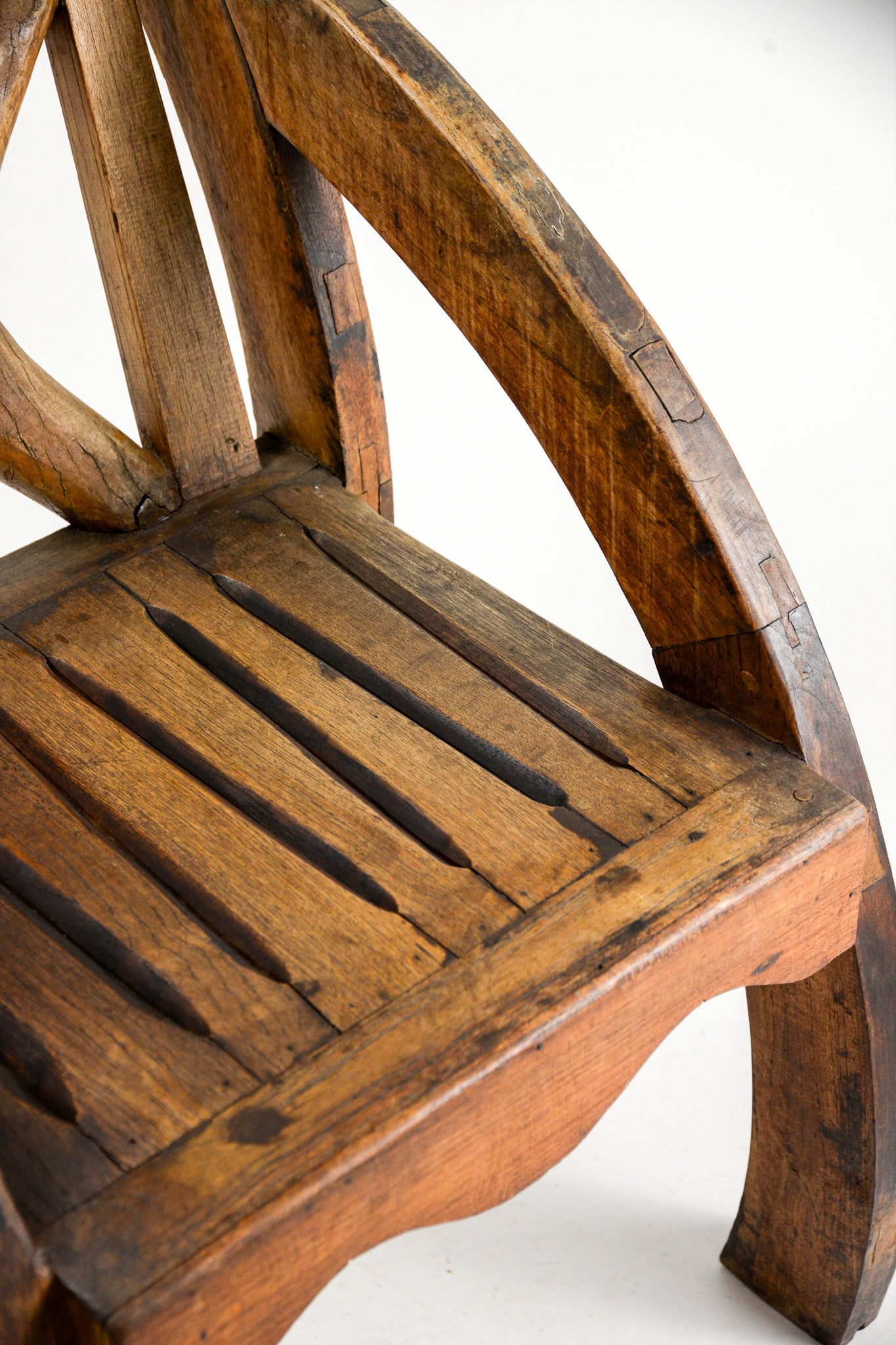 Folk Art Wooden Chair / フォークアート ウッドチェア