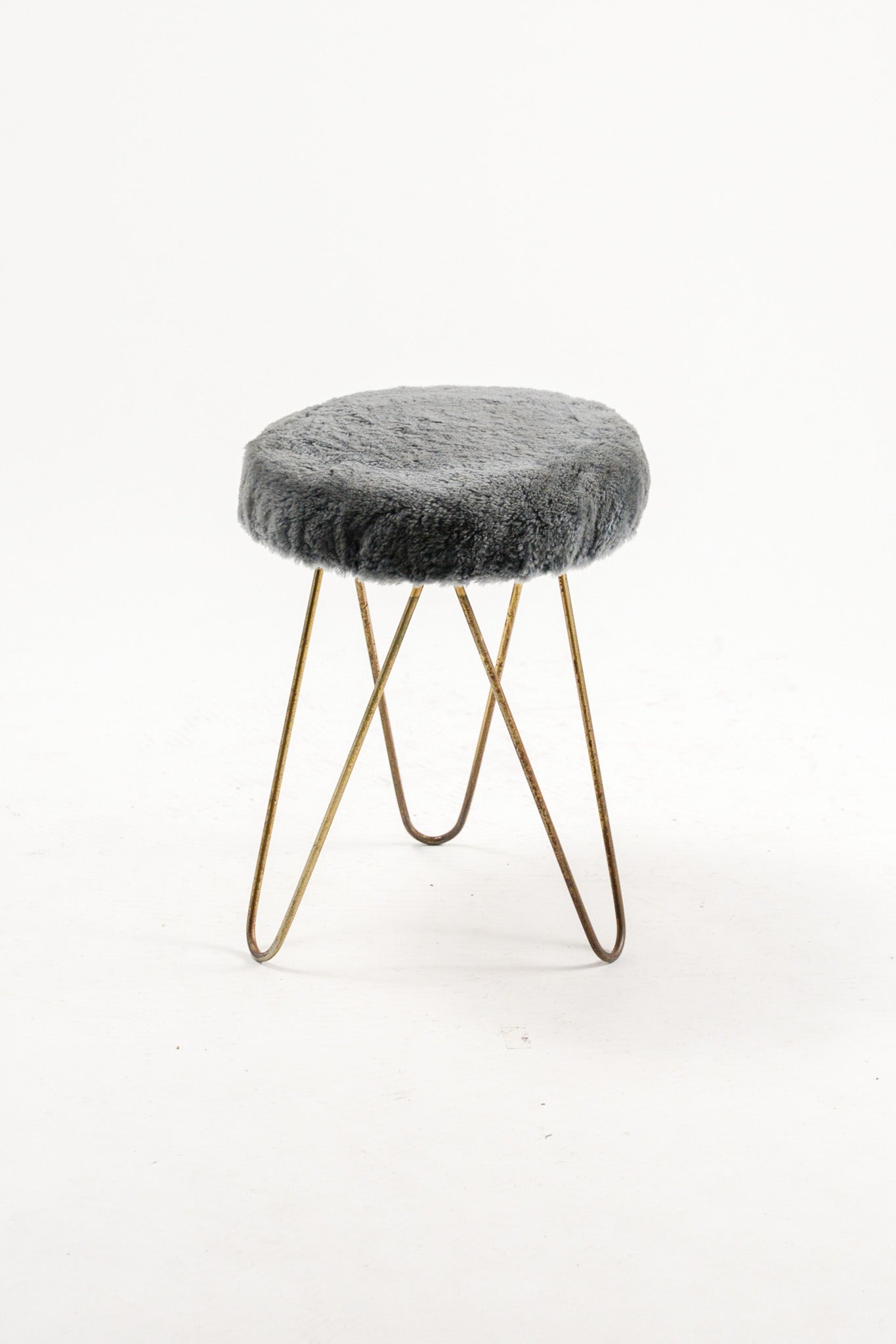 MOFU MOFU Stool (Grey) / モフモフスツール グレー