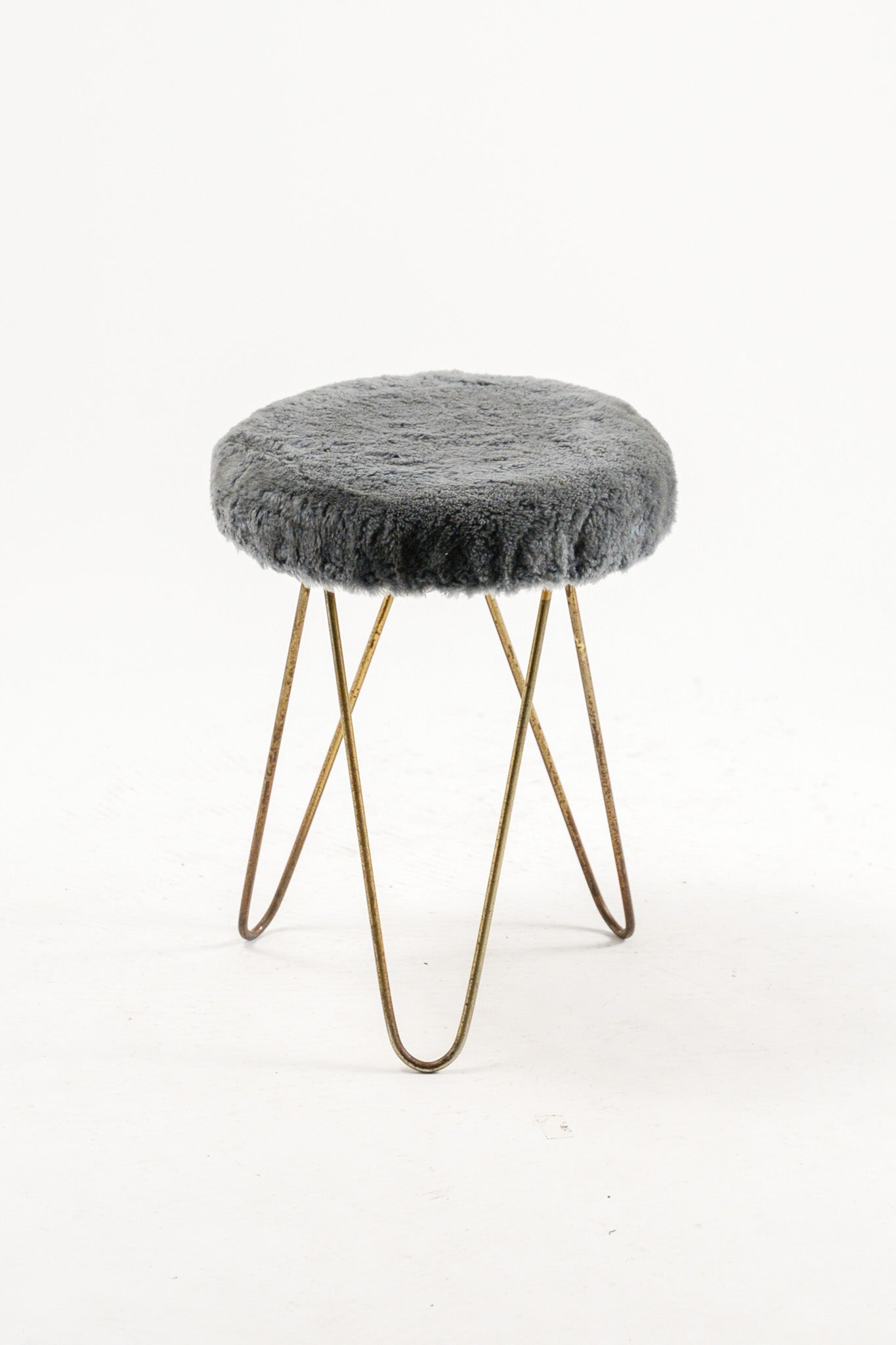 MOFU MOFU Stool (Grey) / モフモフスツール グレー