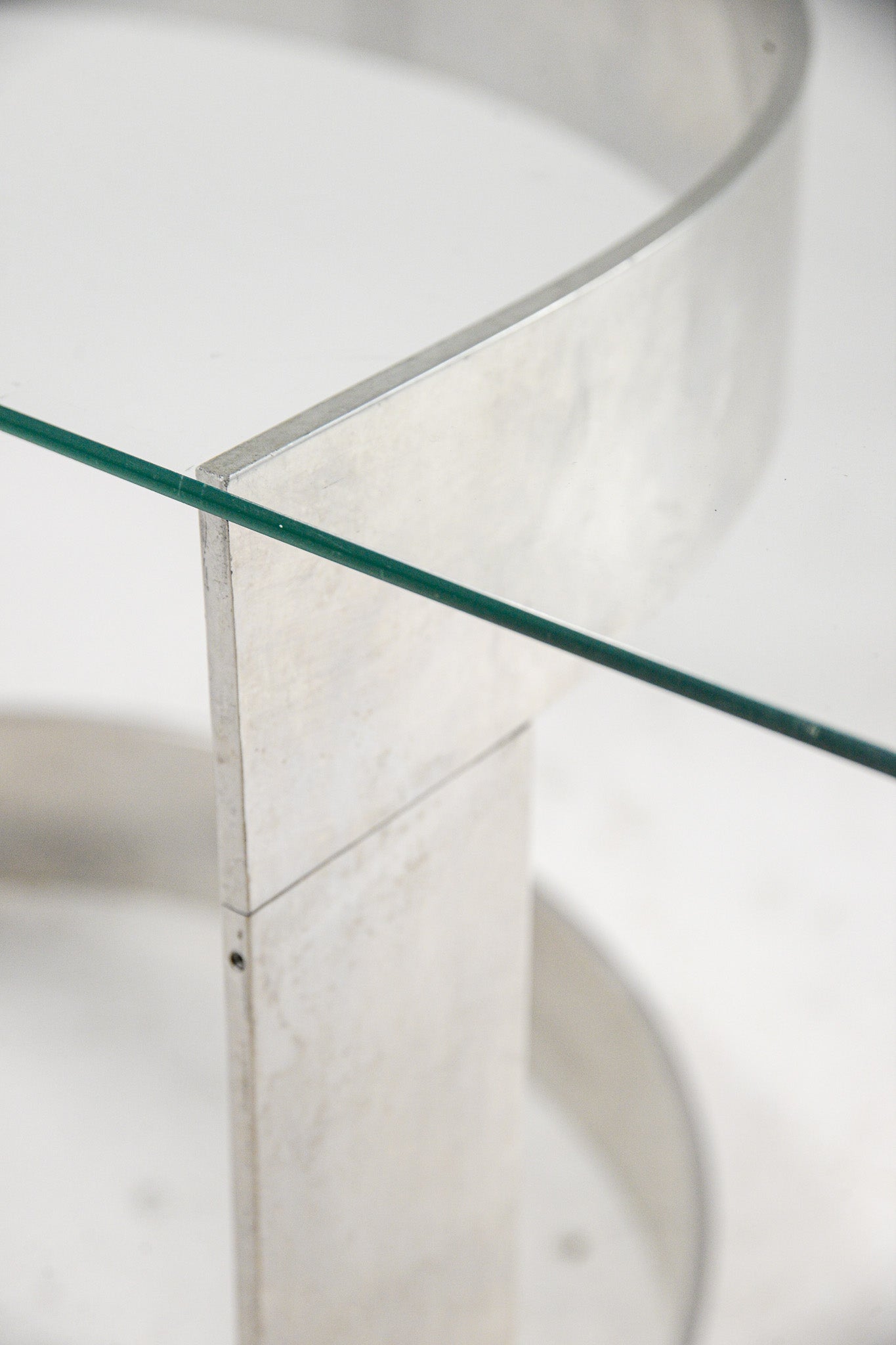 Semicircle Glass Top Table / 半円ガラストップテーブル