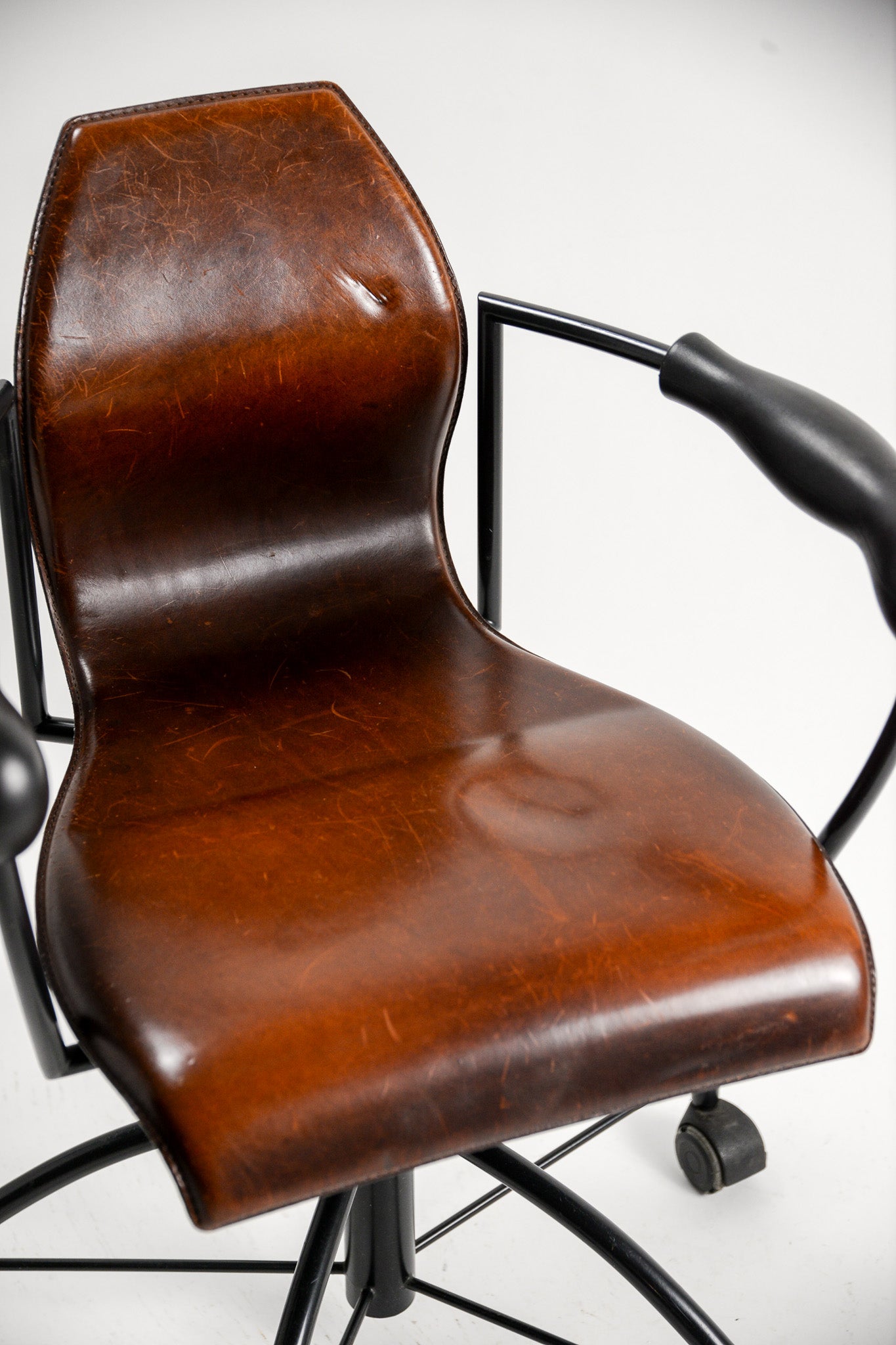 Caster Leather Chair / キャスター レザーチェア