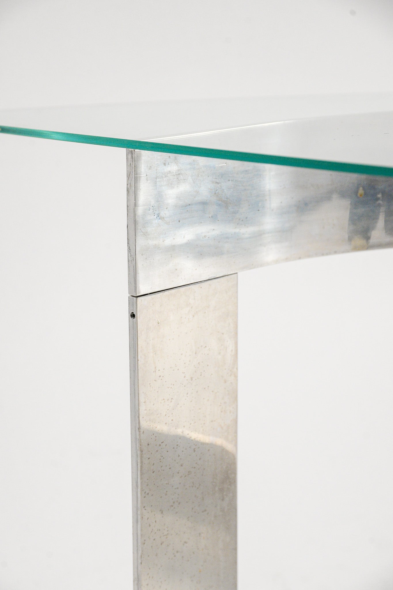 Semicircle Glass Top Table / 半円ガラストップテーブル
