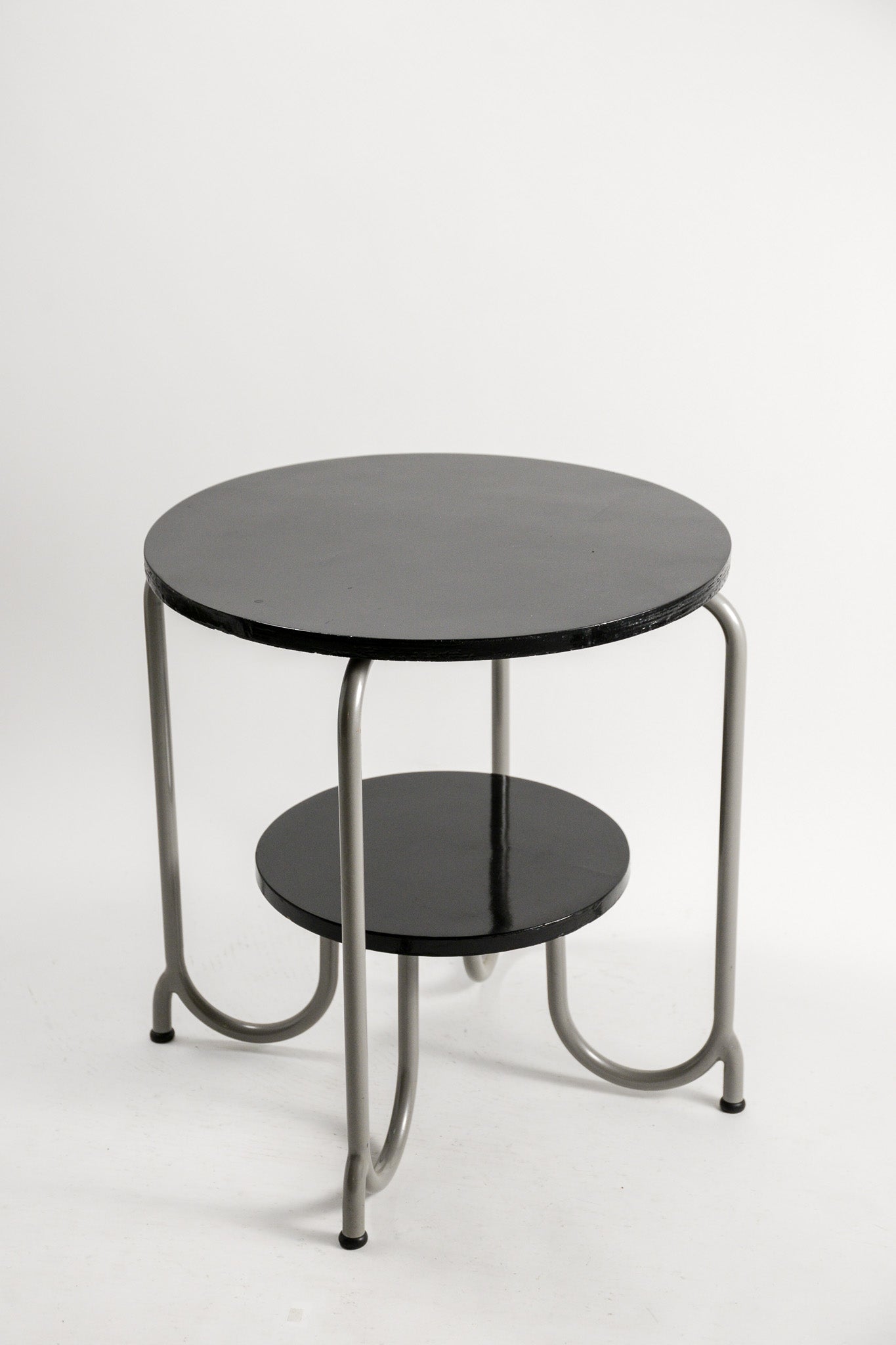 Side Table with Tubular Steel Frame / チューブラースチール サイドテーブル